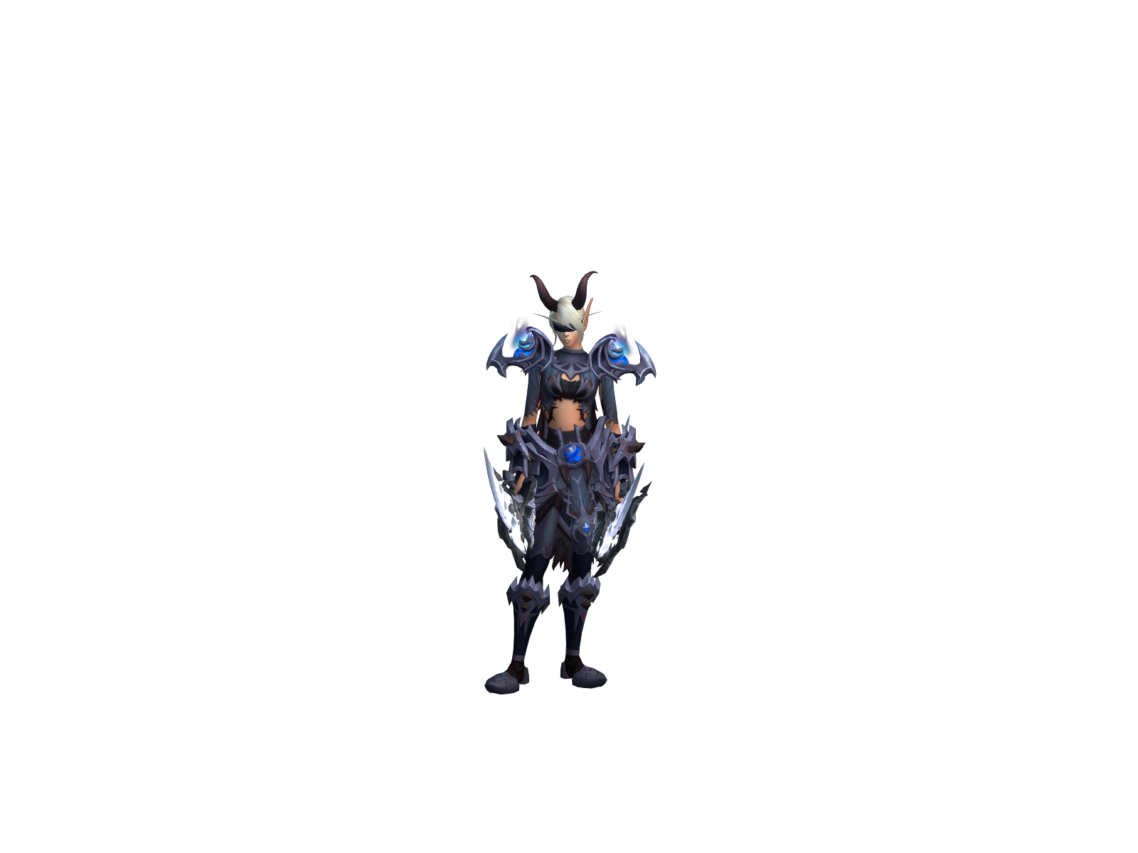 Galaedra 3D character render