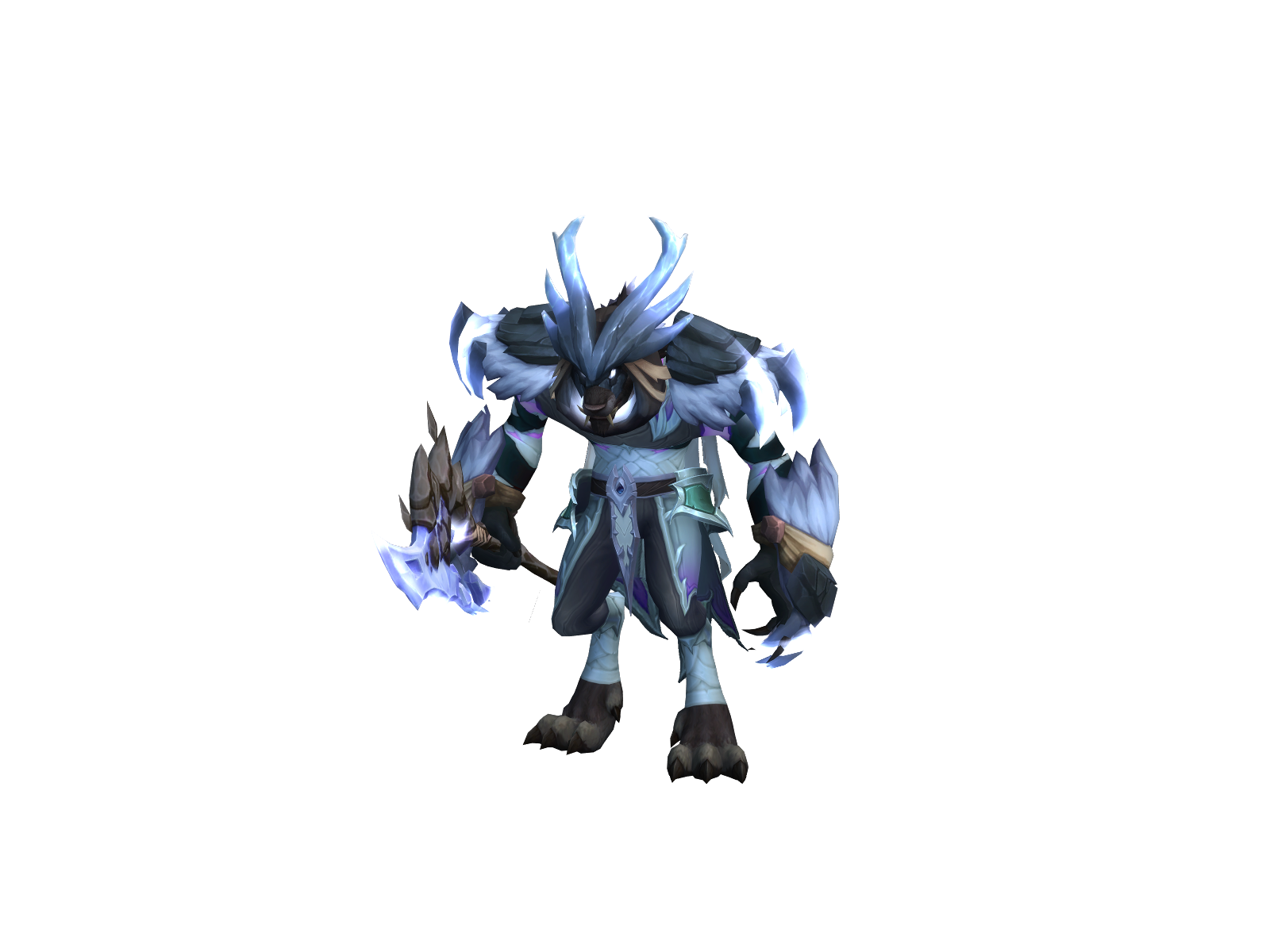 Umbrasyl 3D character render