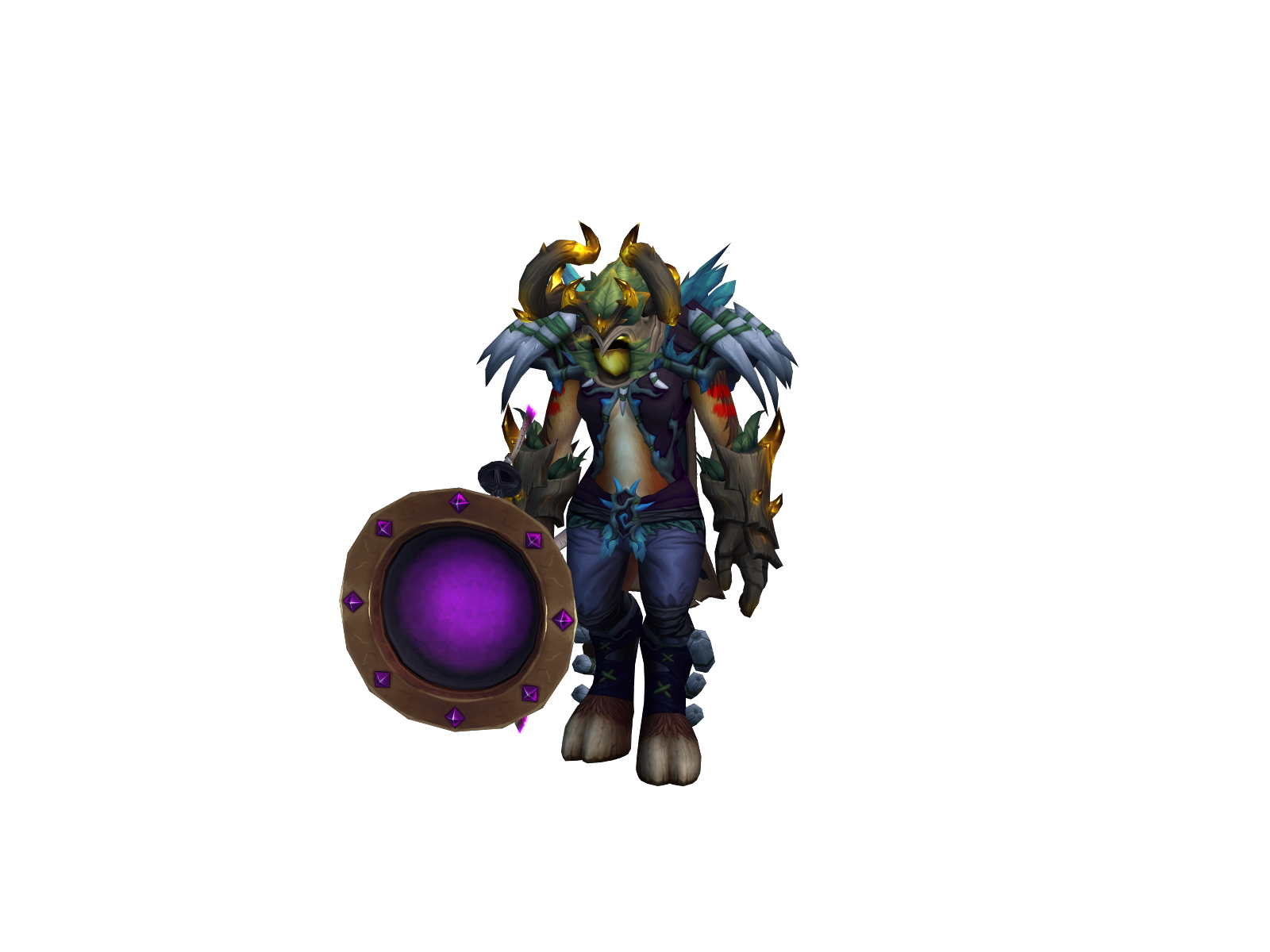 Tophu 3D character render