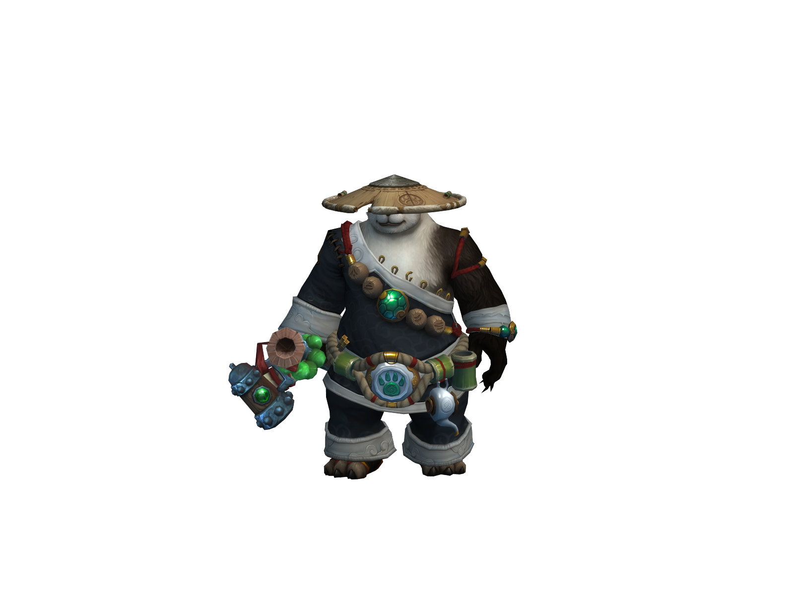 Po 3D character render