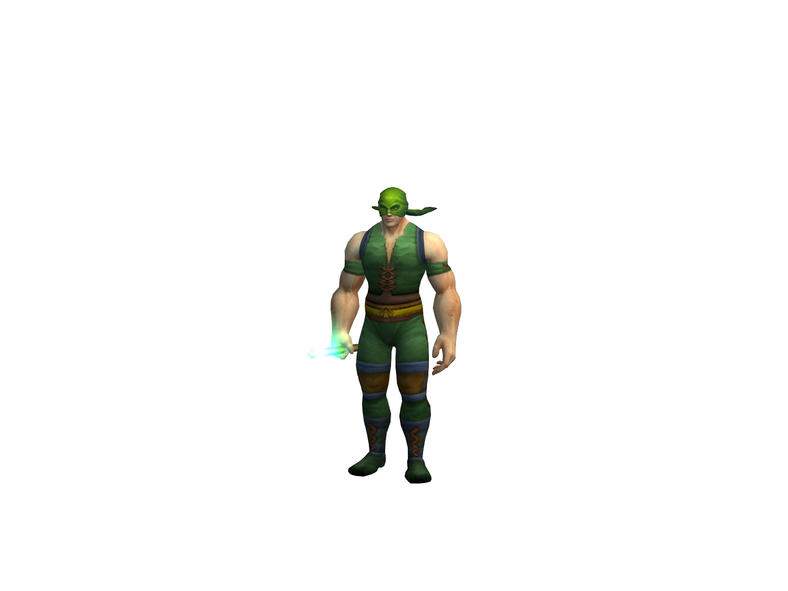 Ironfíst 3D character render