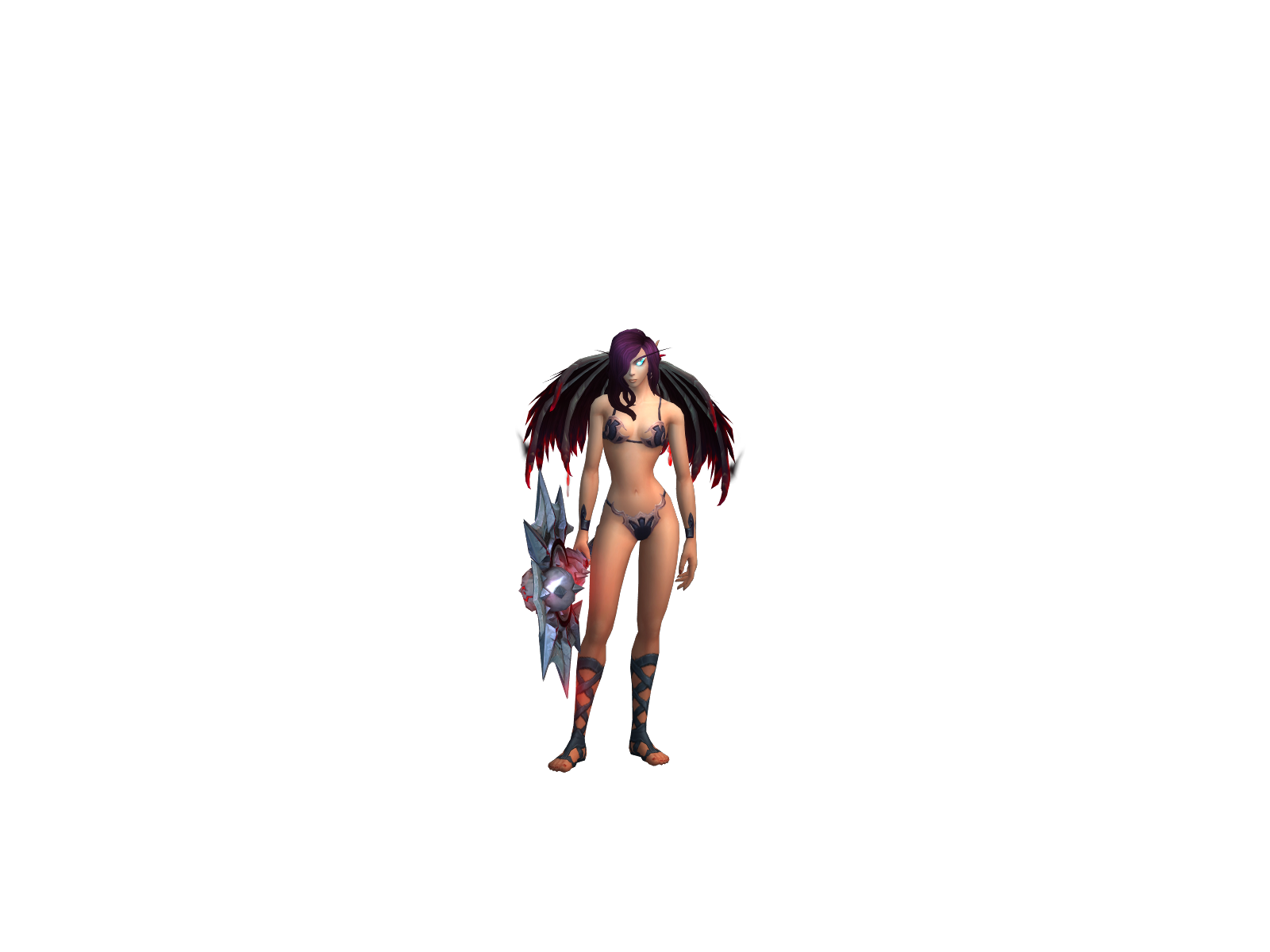 Elleriañ 3D character render