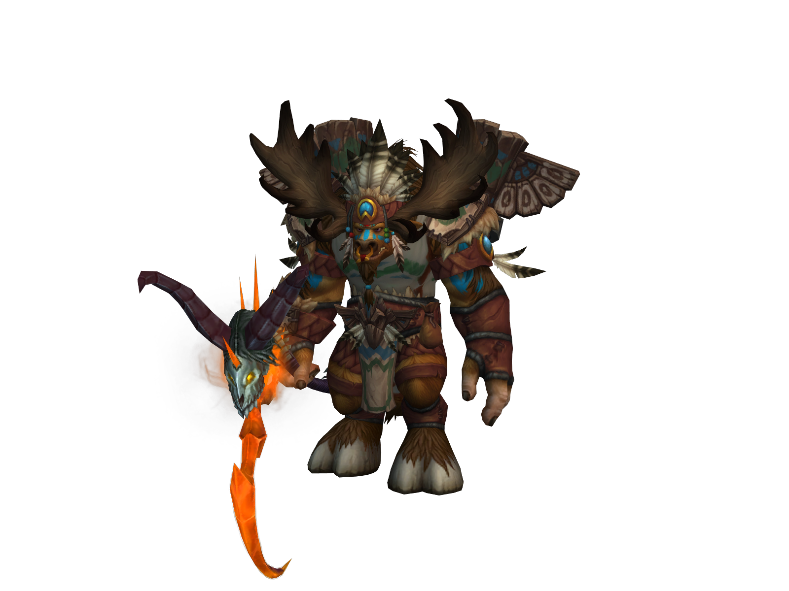 Rururemon 3D character render