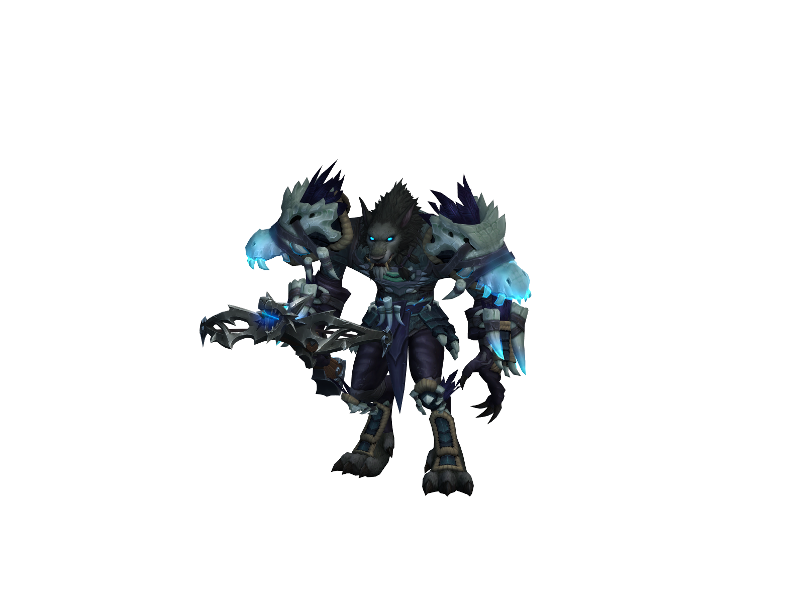Lykanos 3D character render