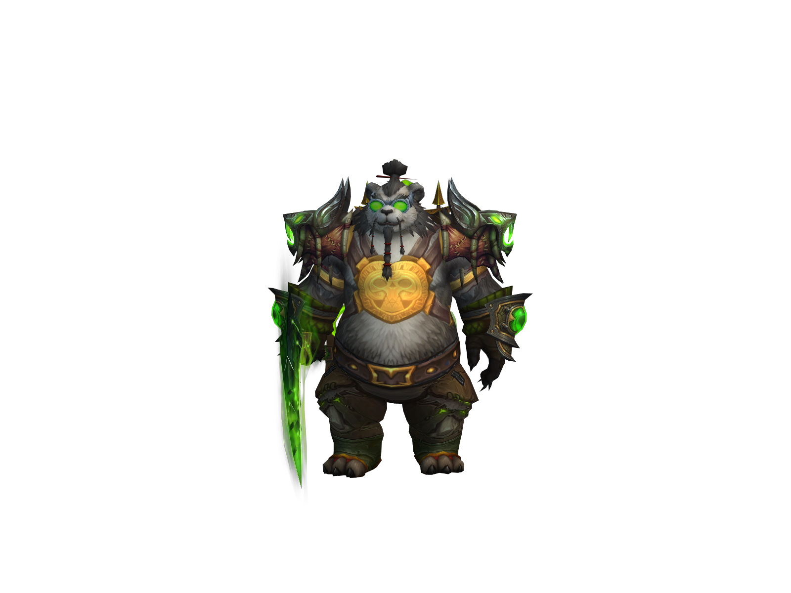 Panda character render