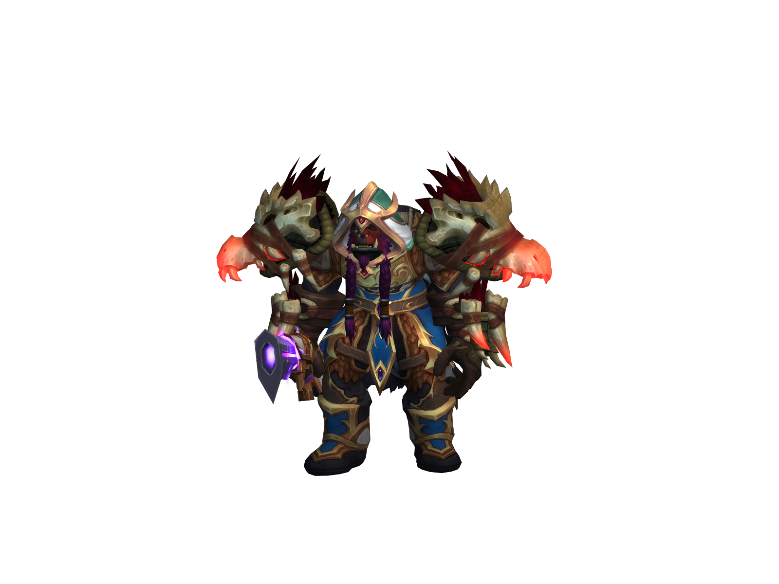 Pandareborn 3D character render