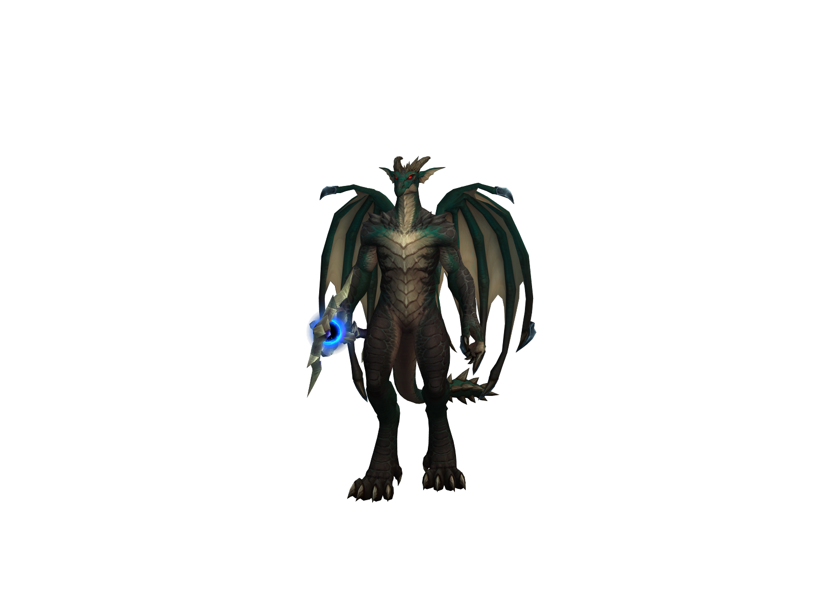 Lizardmancer 3D character render
