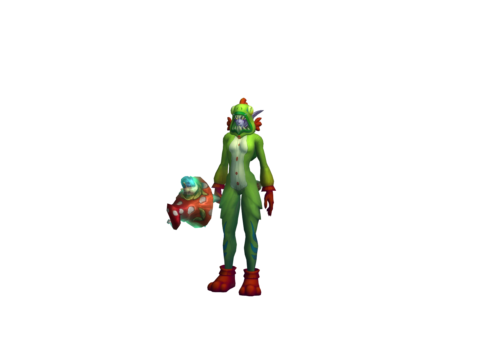 Atheneisback 3D character render
