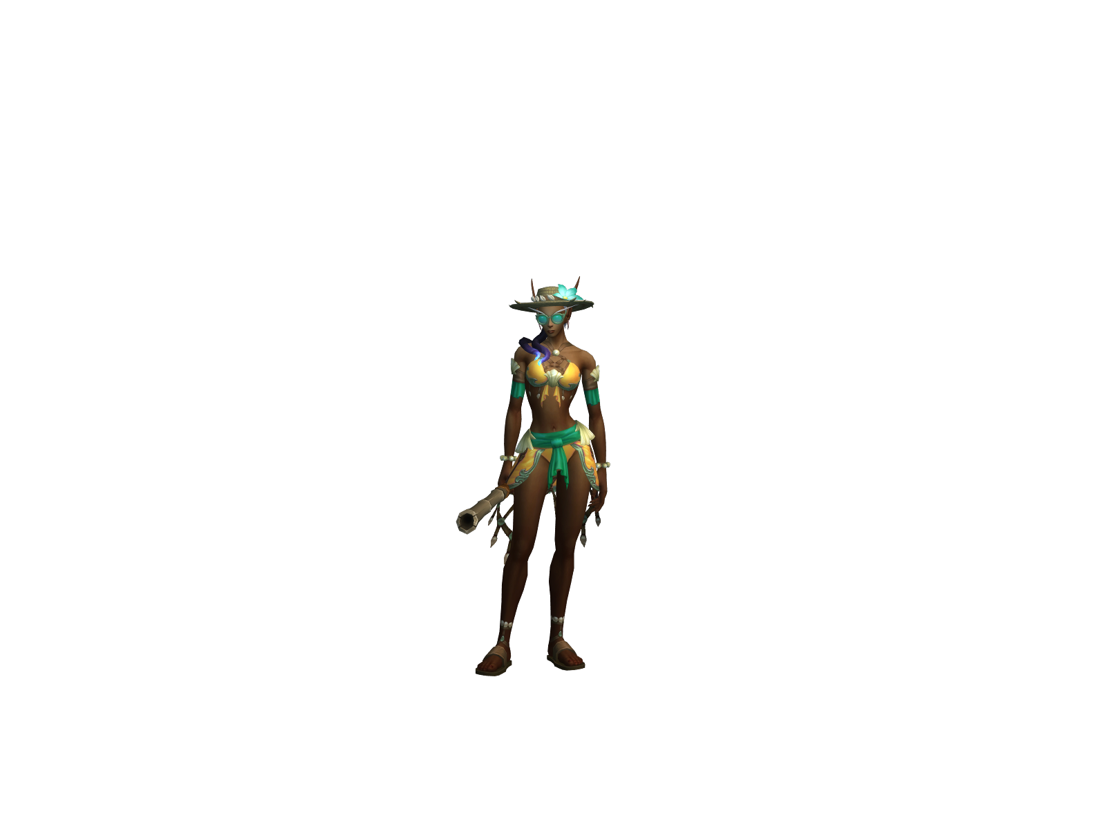 Egwene 3D character render