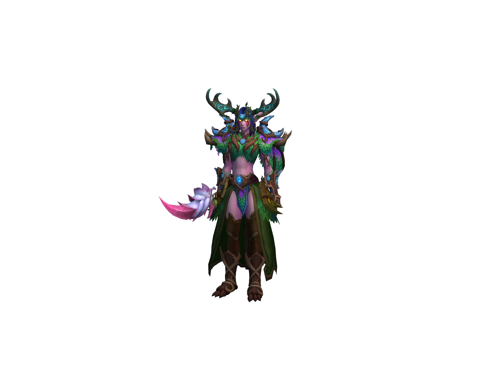 Hojaluna 3D character render
