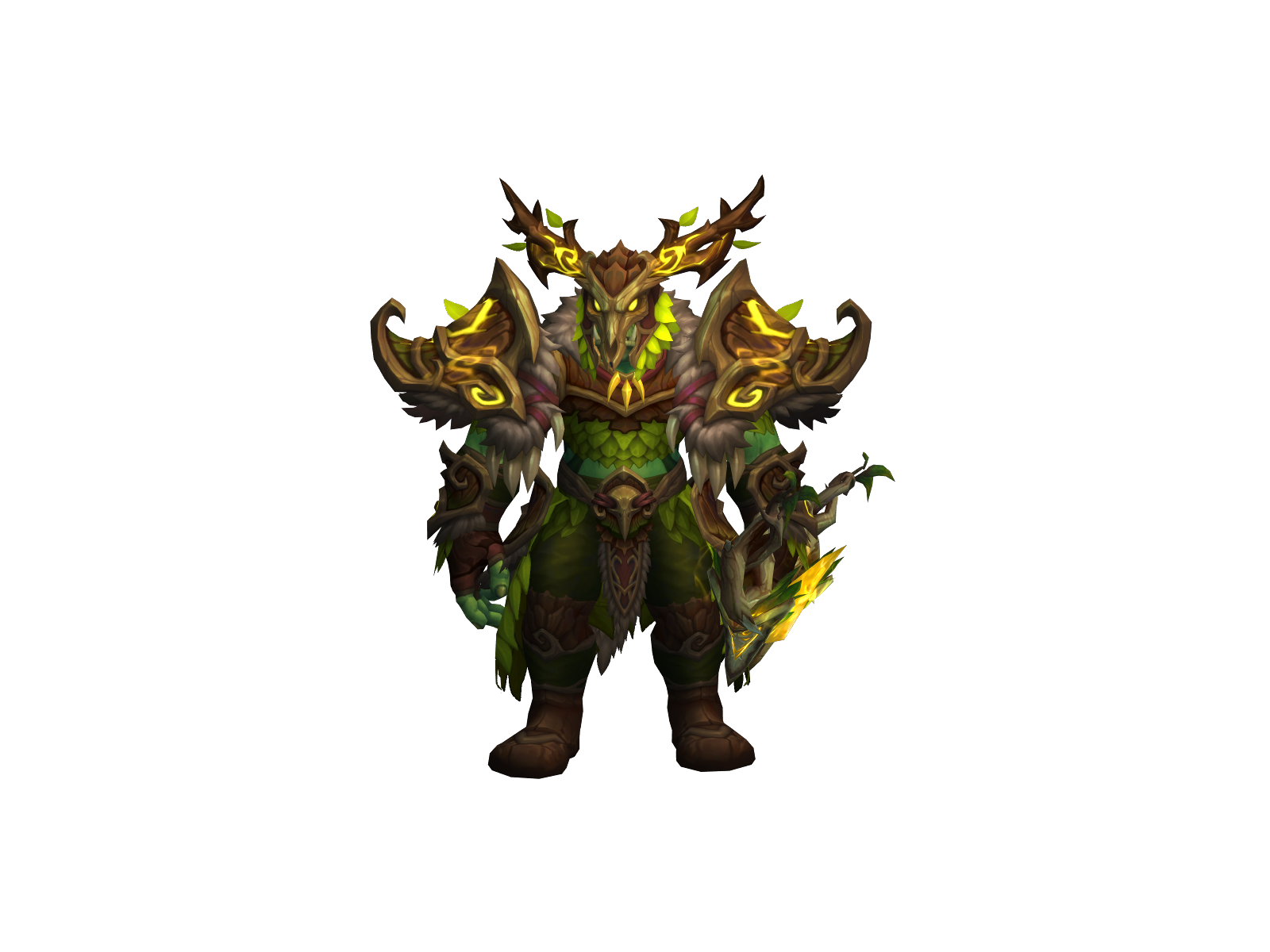Spanam 3D character render