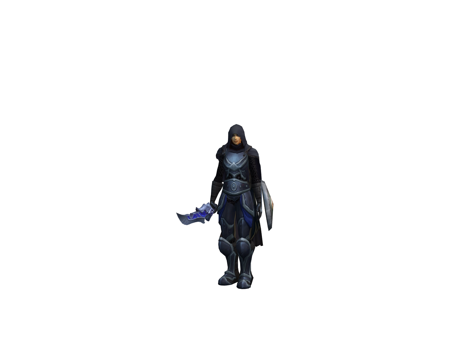 Naliadris 3D character render