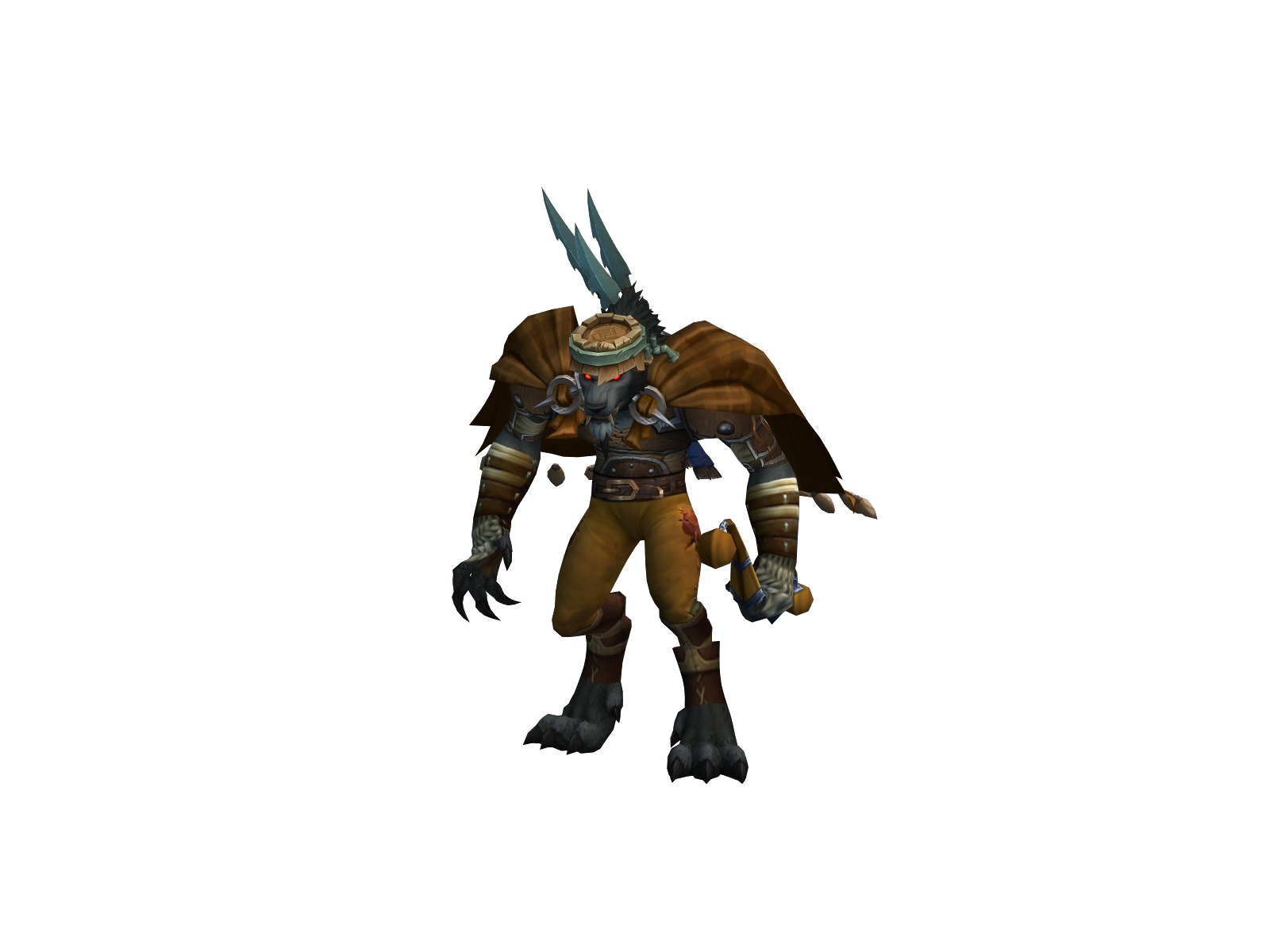 Bladeandbow 3D character render