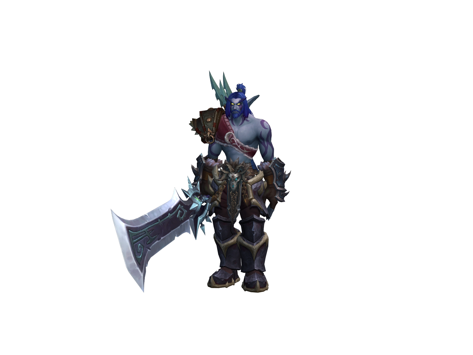Dauros 3D character render