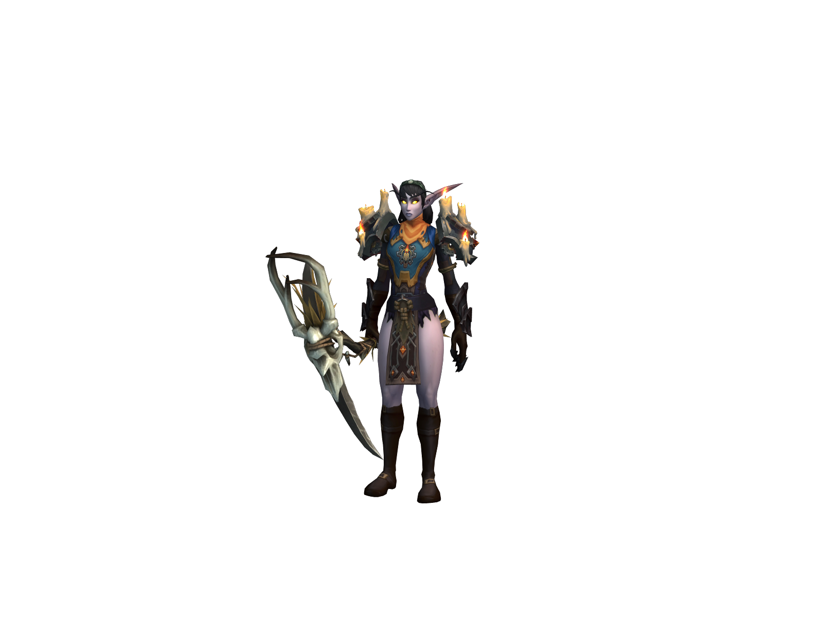 Meowmeof 3D character render