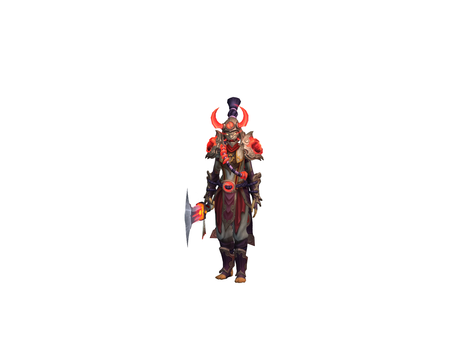Monkishly 3D character render