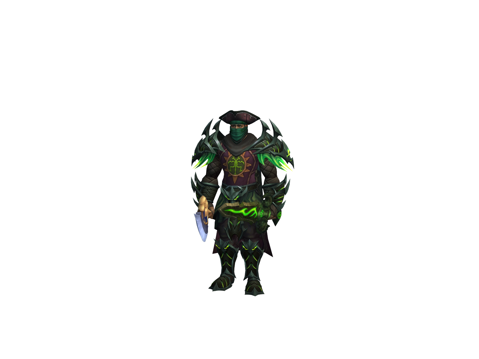 Rambö 3D character render