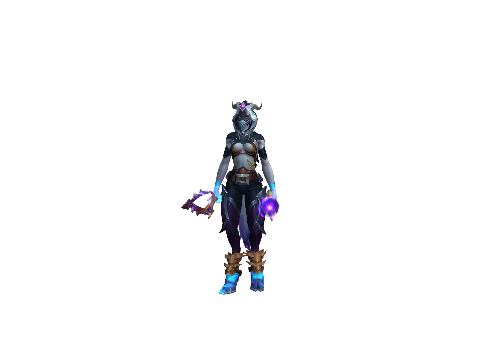 Azylin 3D character render