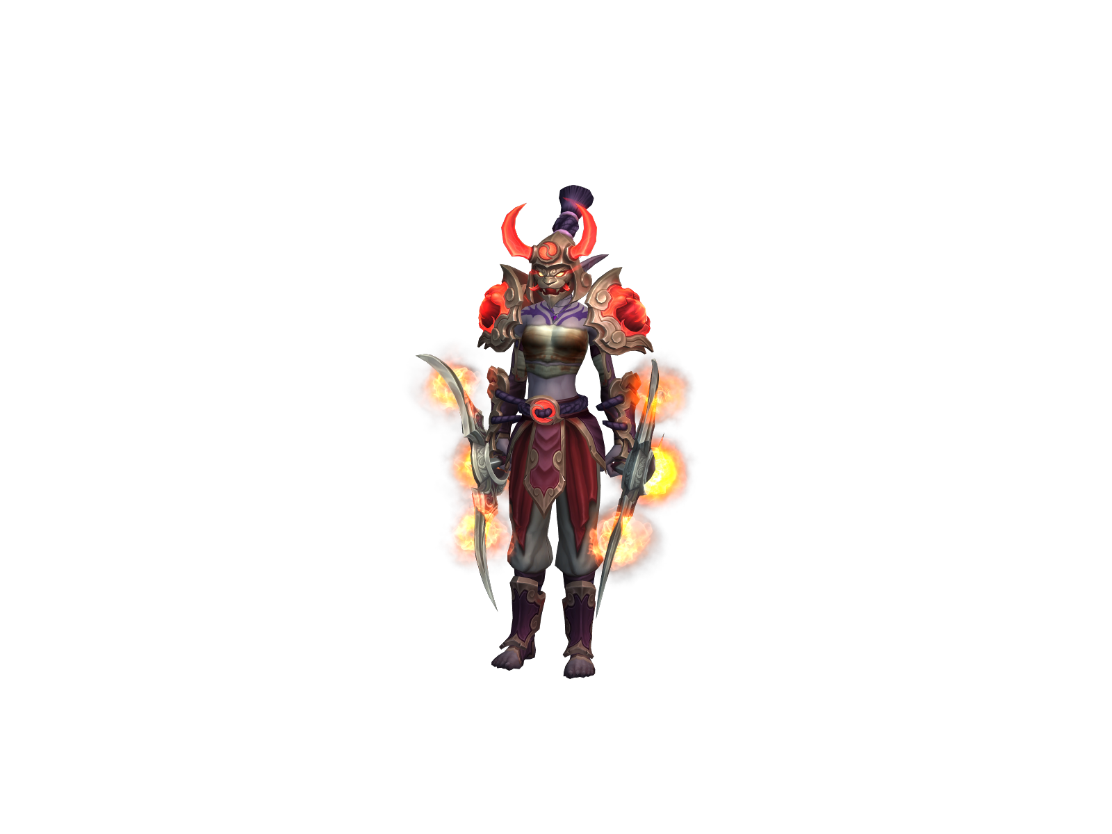 Maybeasian 3D character render