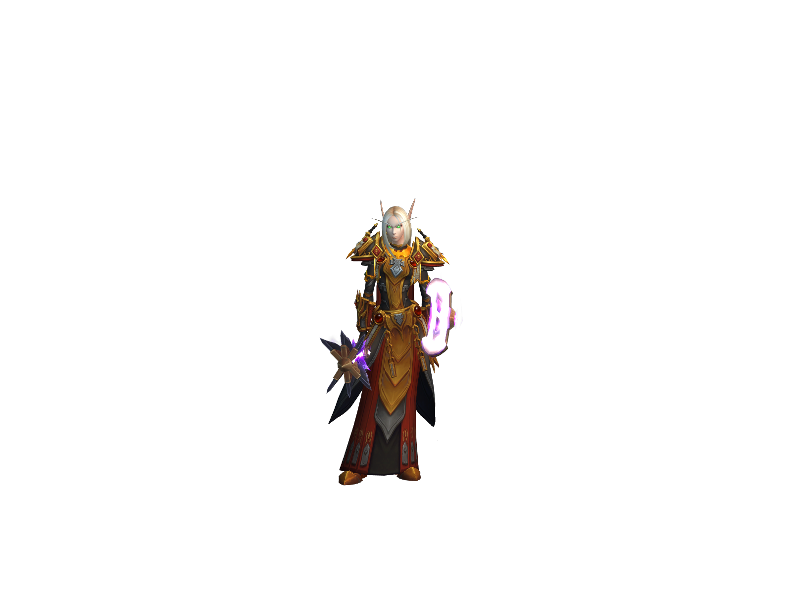 Paramitas 3D character render