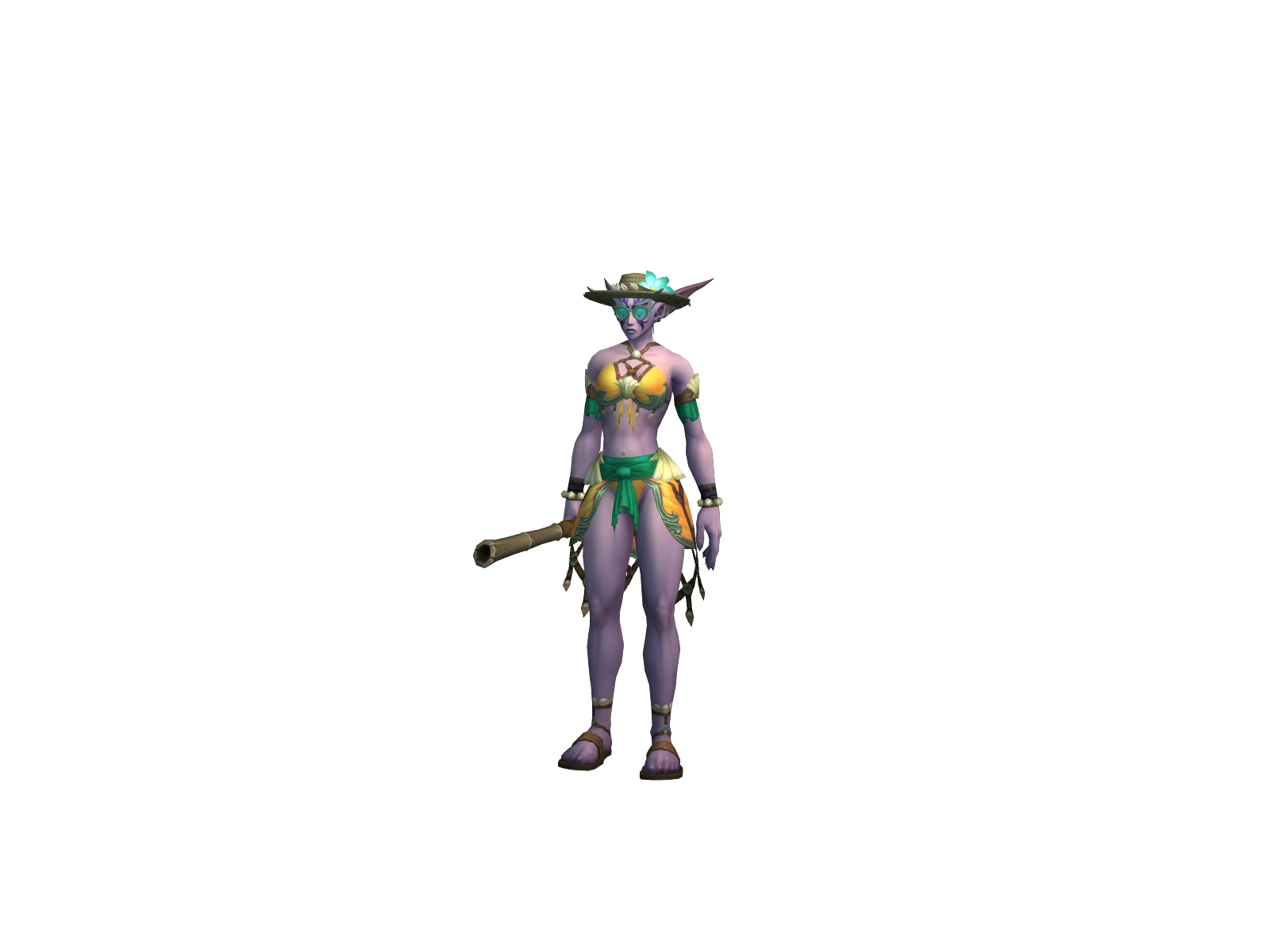 Nynaevè 3D character render