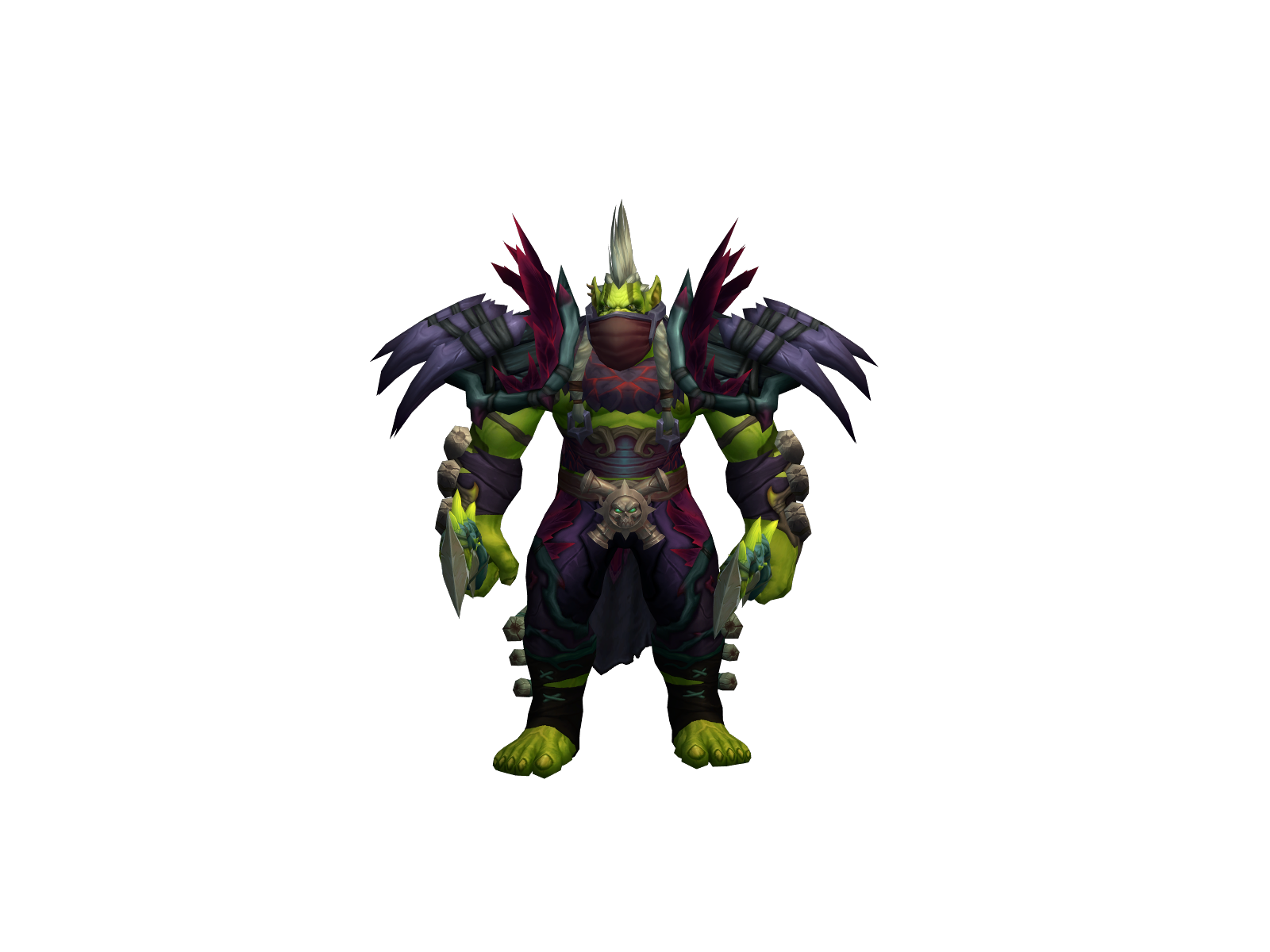 Blueskul 3D character render