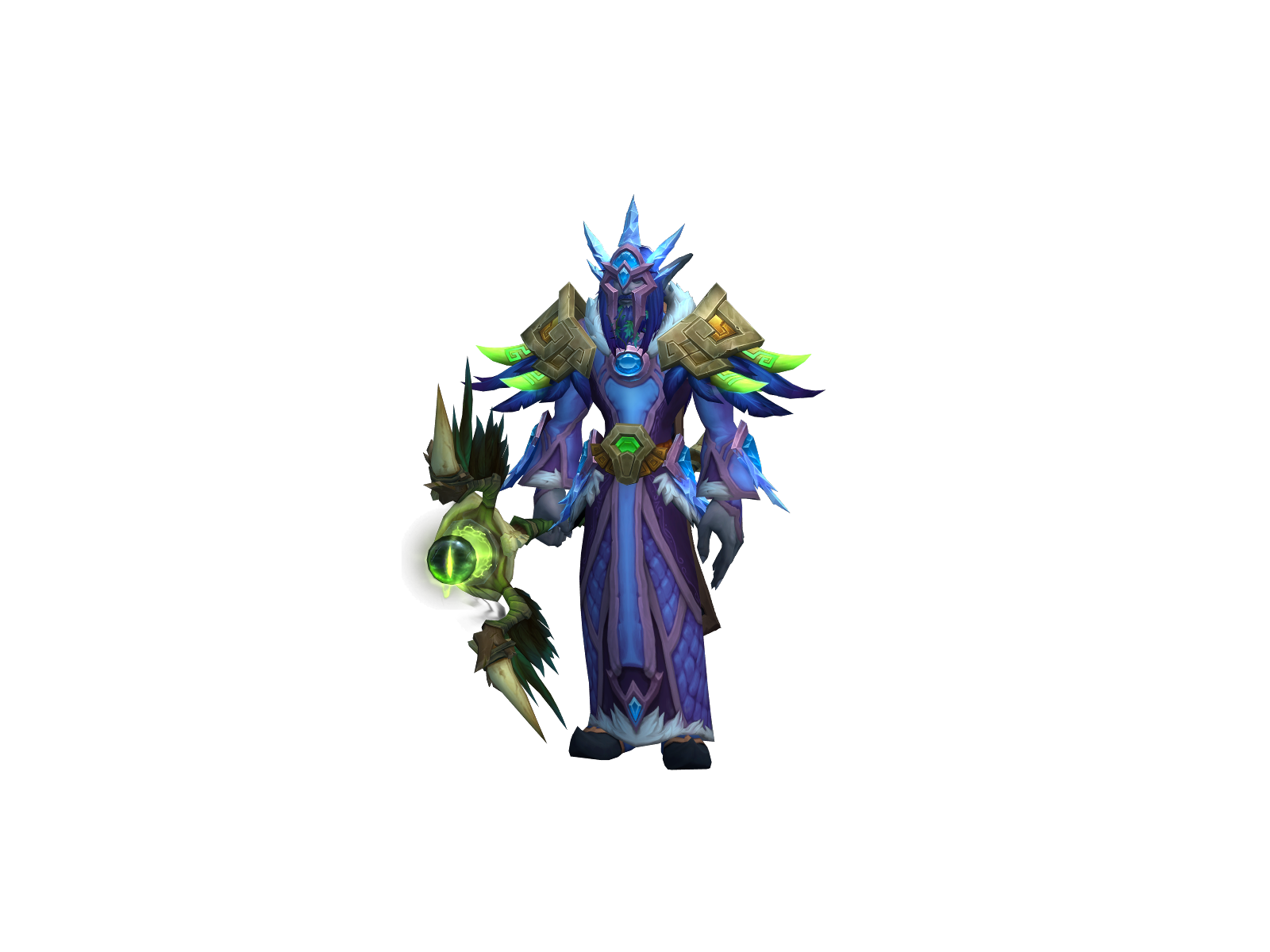 Frostydamus 3D character render