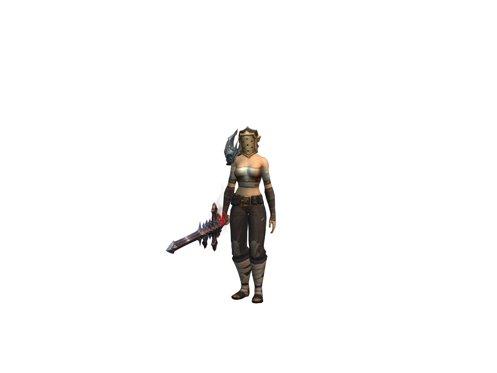 Finnale 3D character render