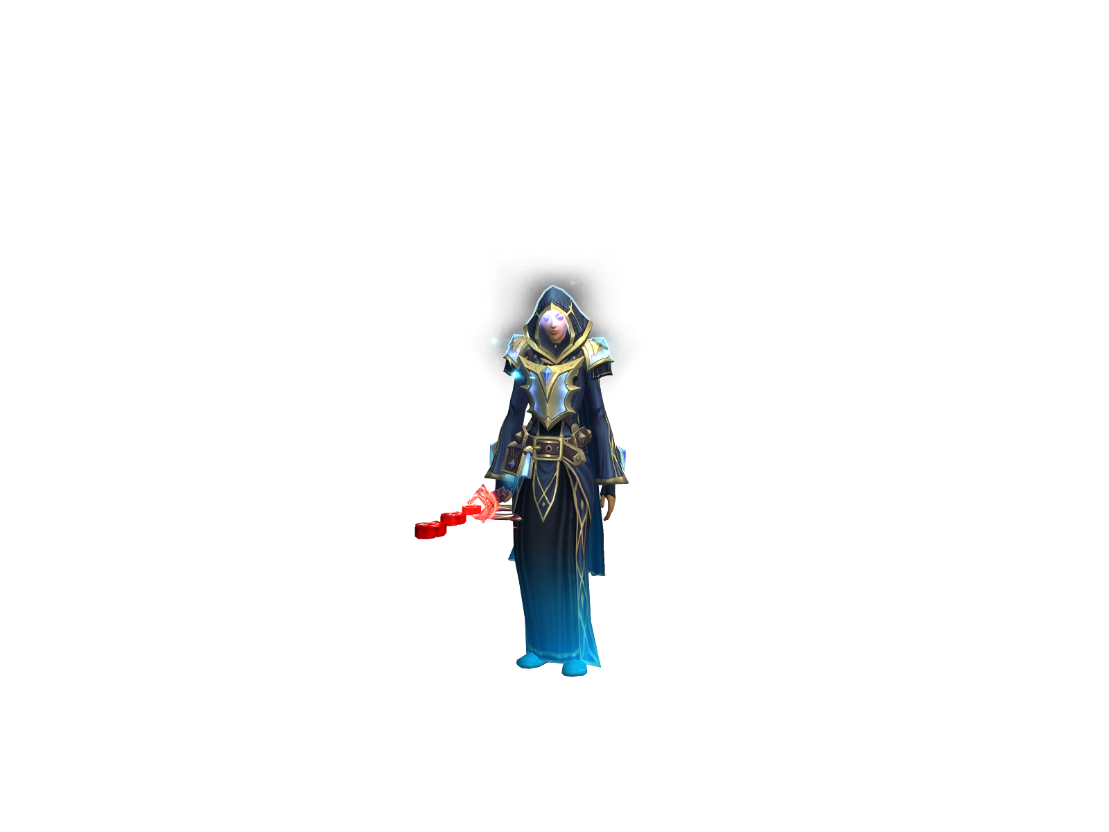 Efecto 3D character render