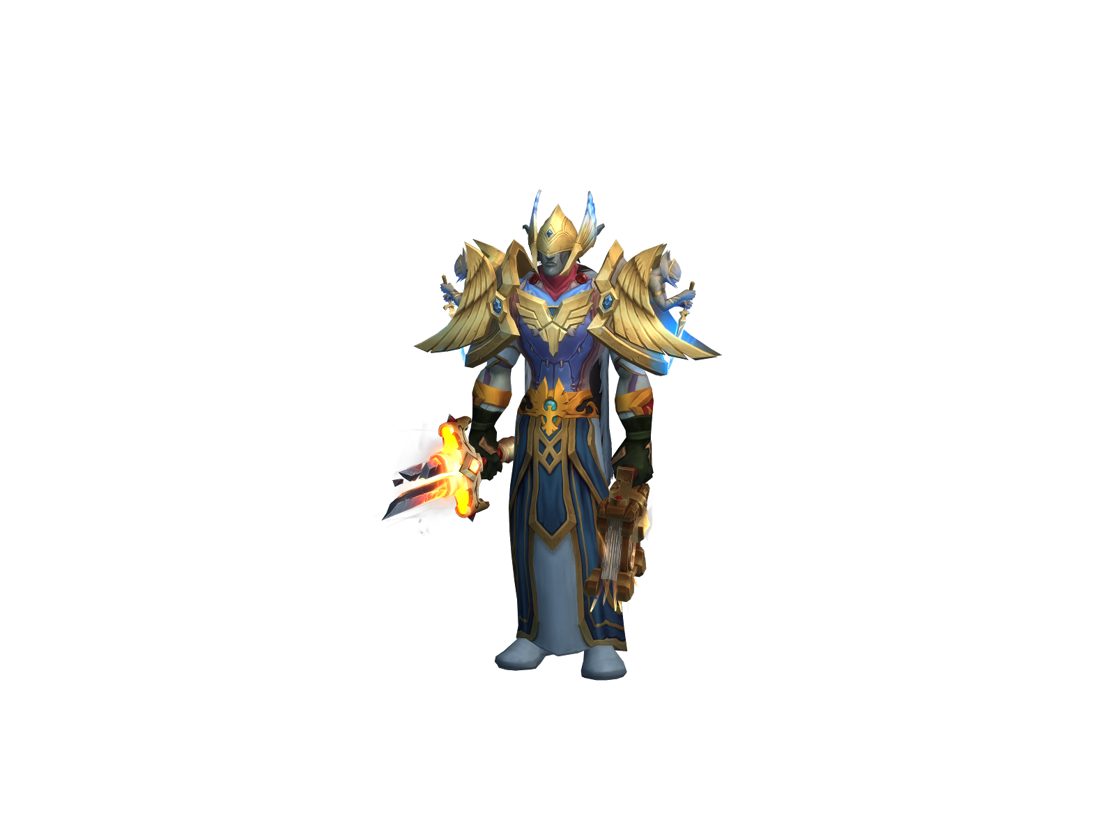 Gormpriest 3D character render