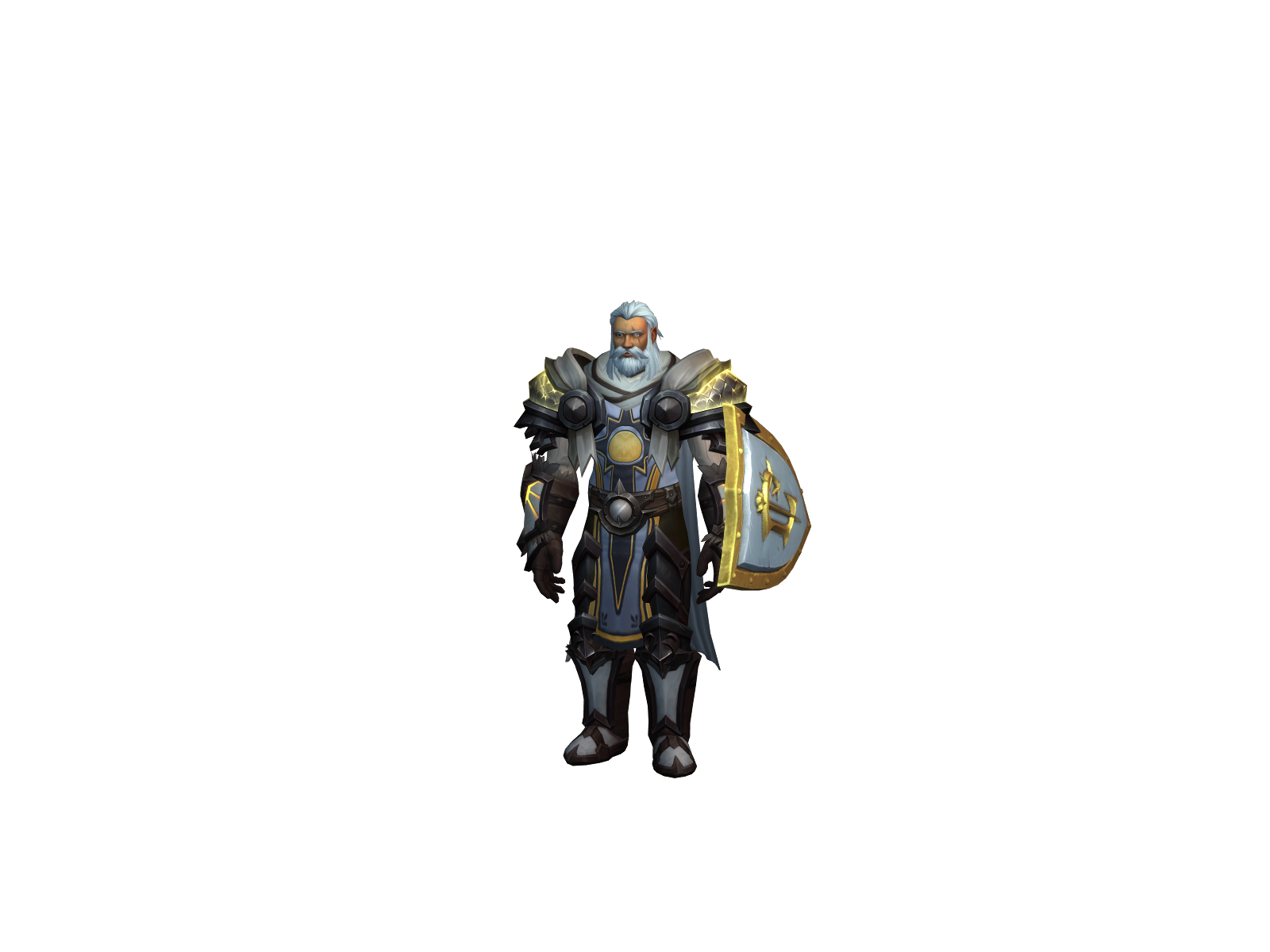 Ruester 3D character render
