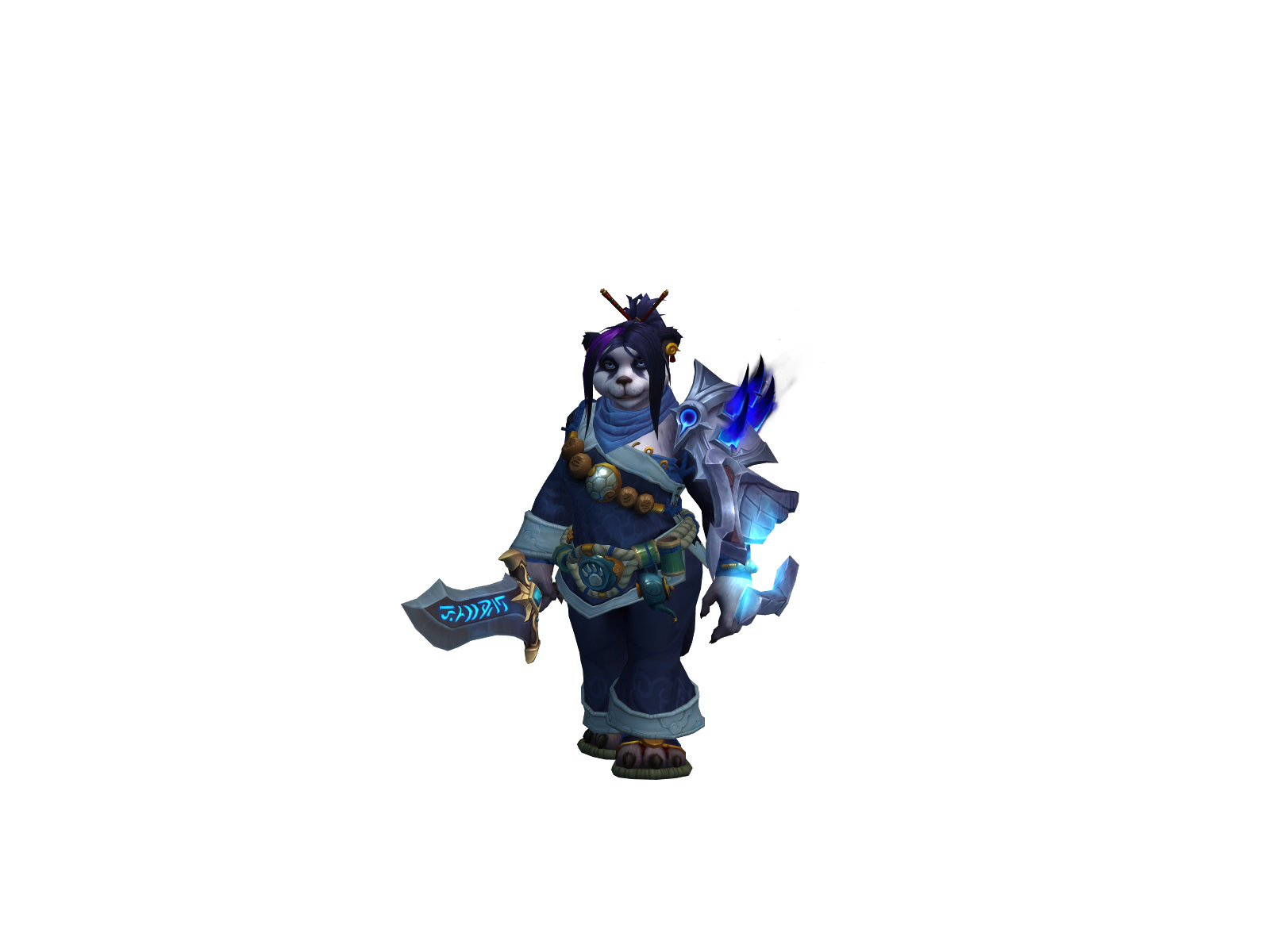 Tarochoco 3D character render