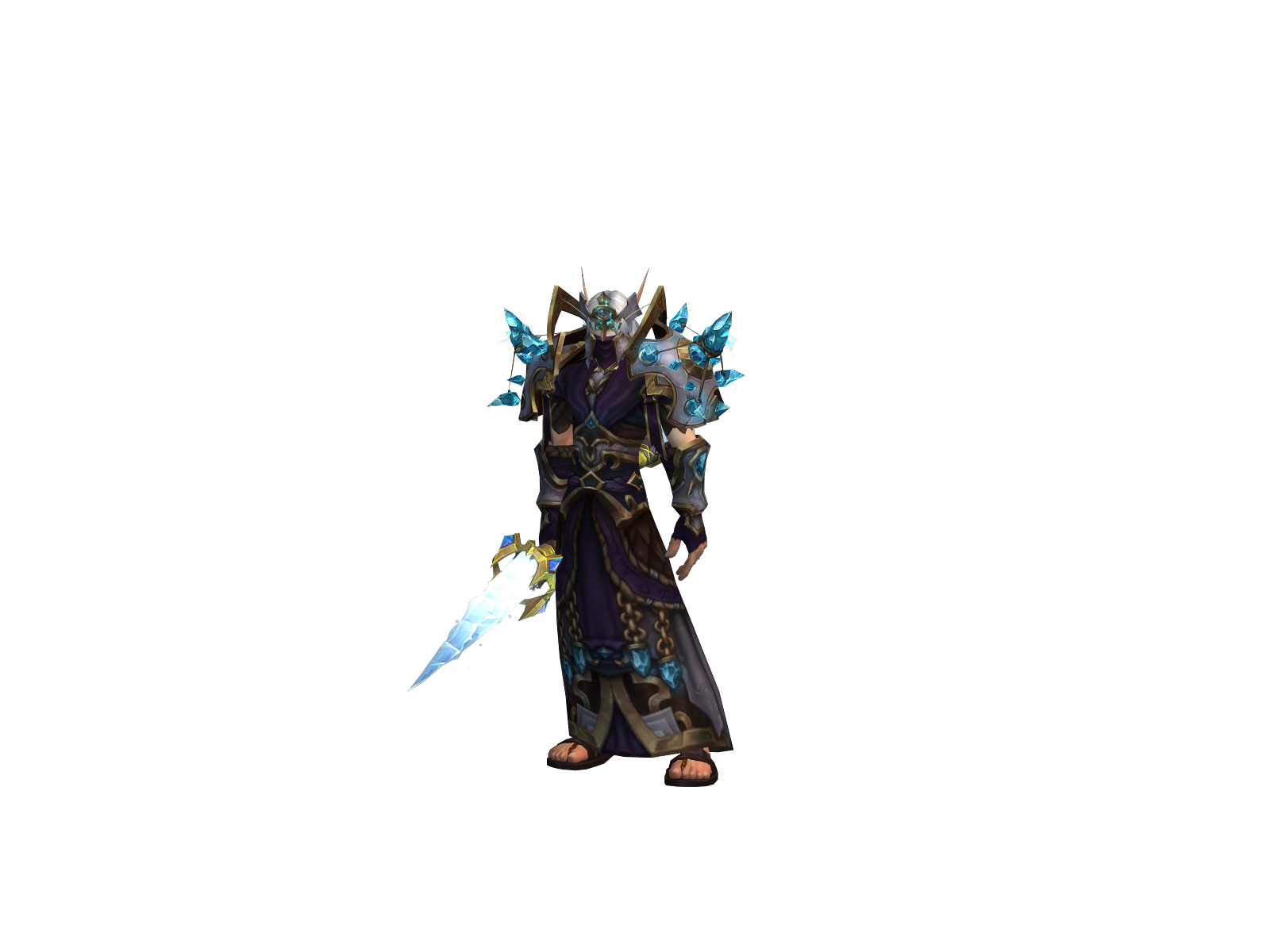 Lobsterbush 3D character render