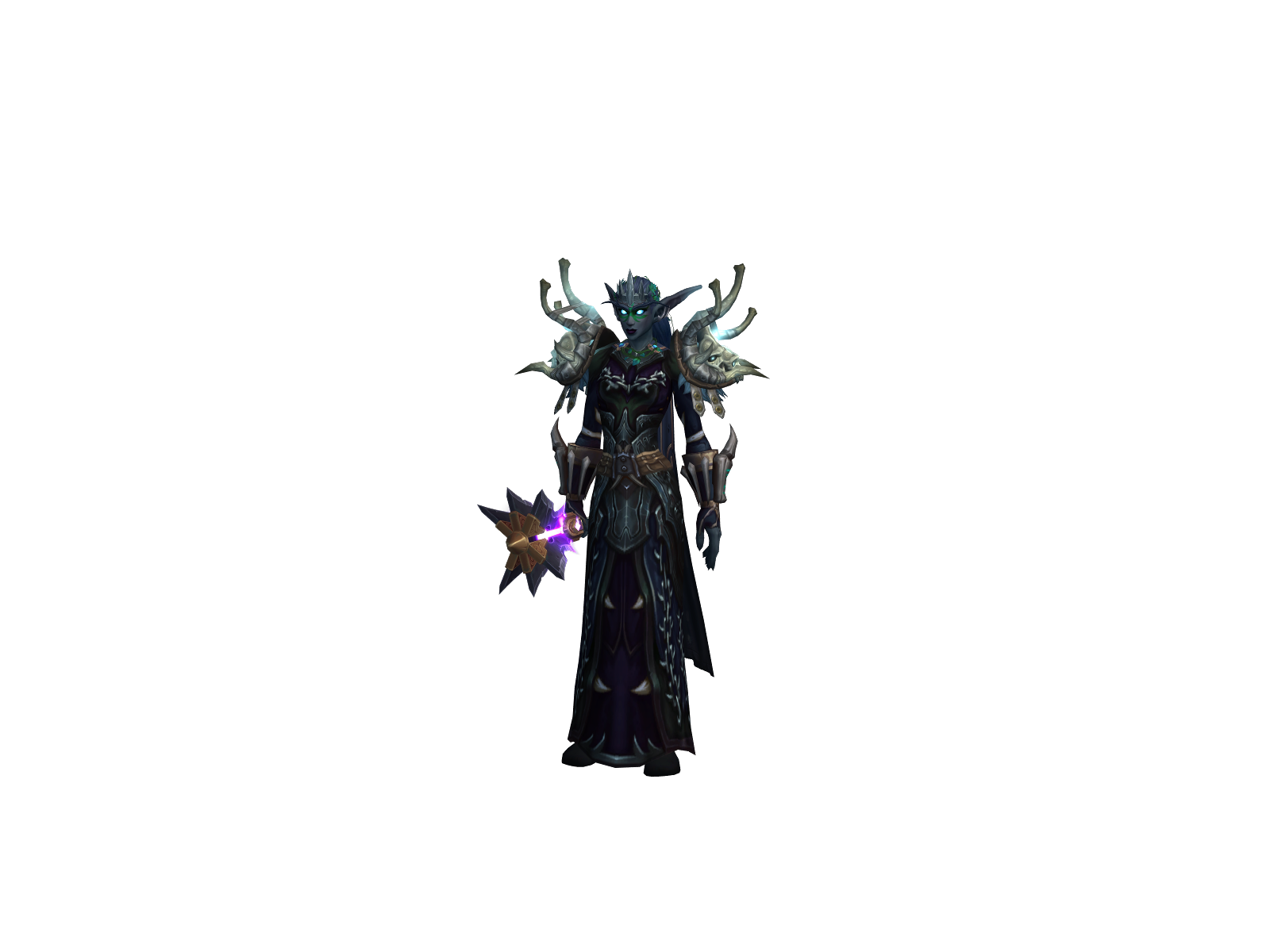 Aubine 3D character render