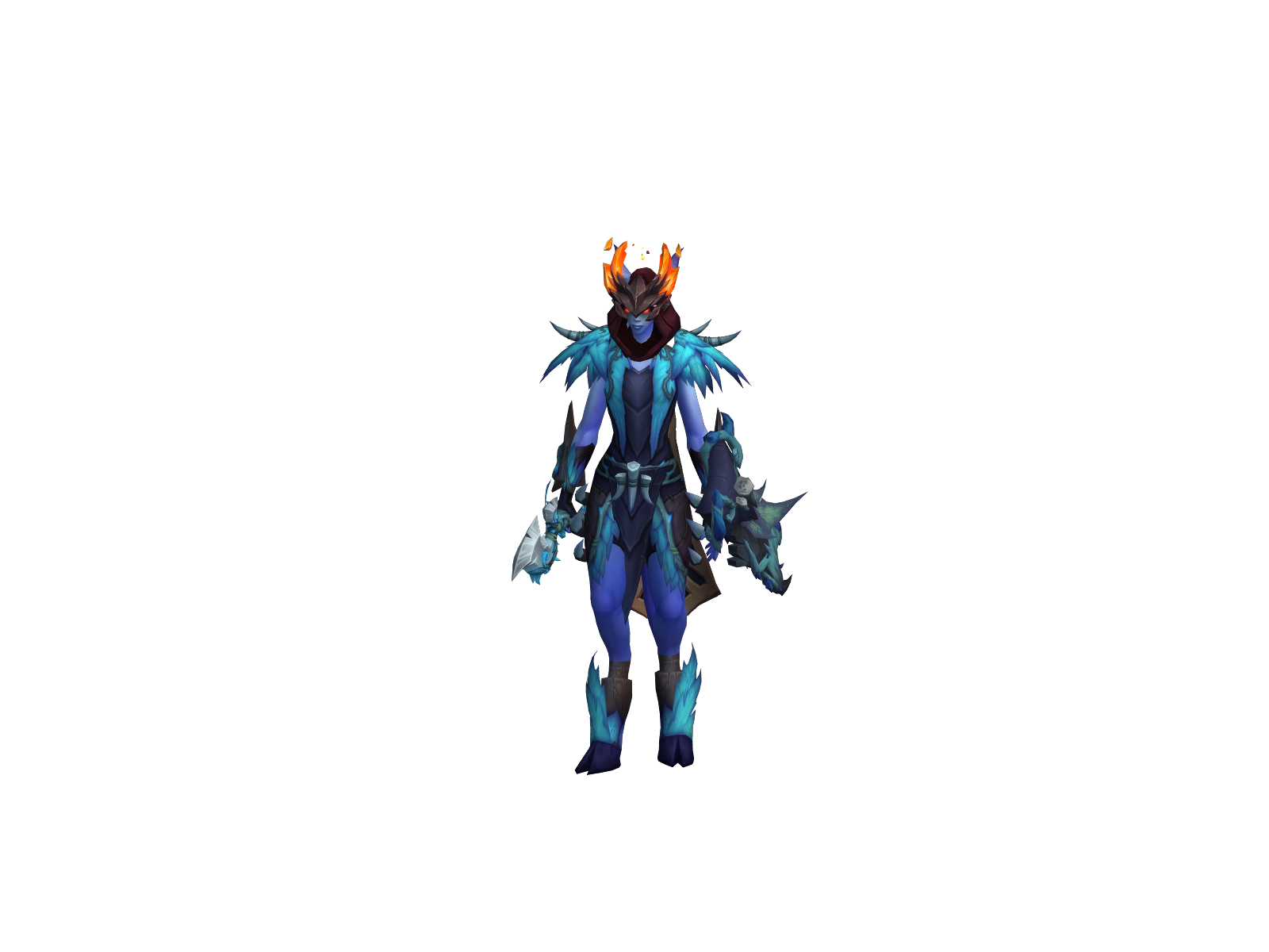 Solblom 3D character render