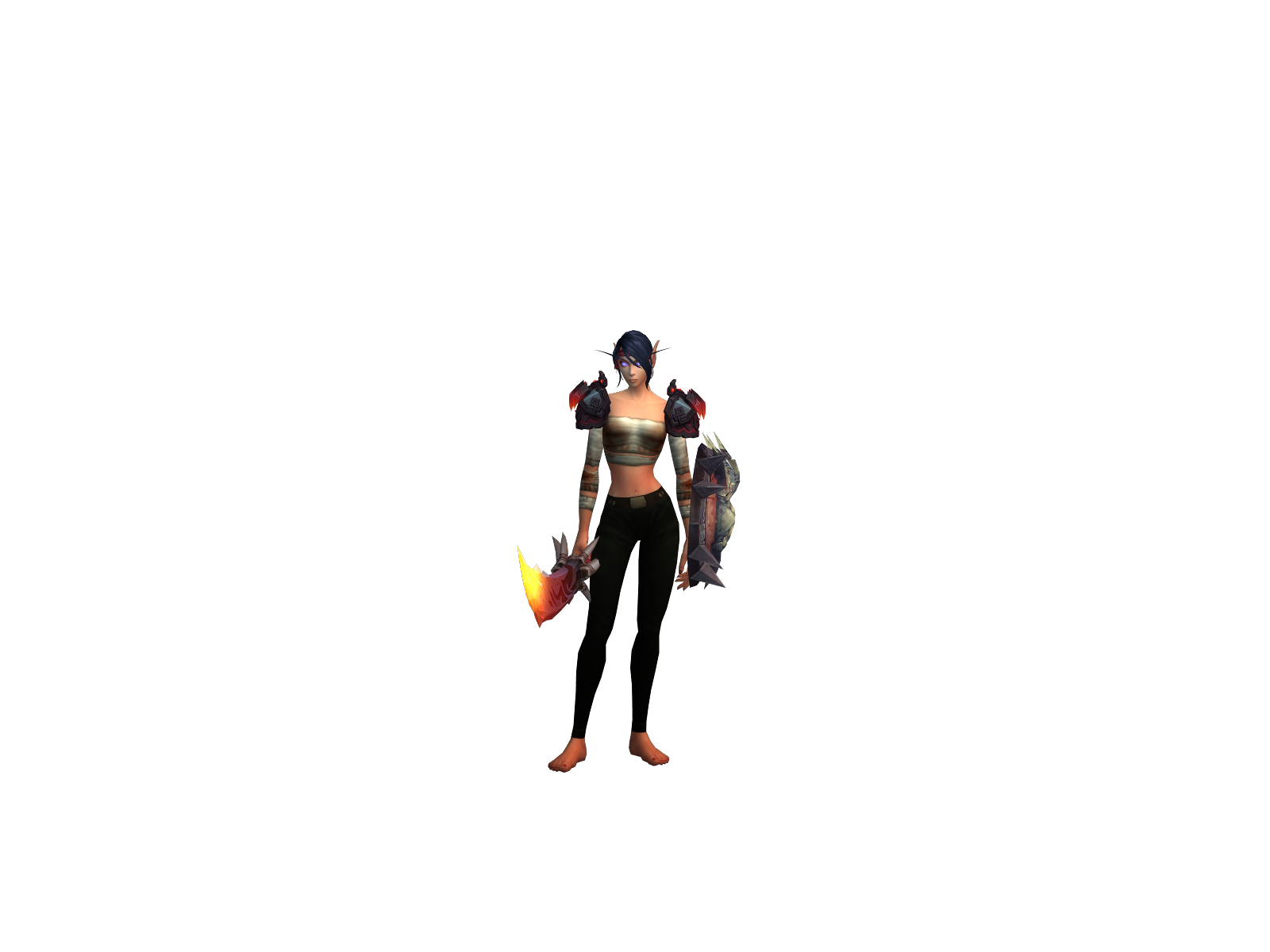Lyrielle 3D character render