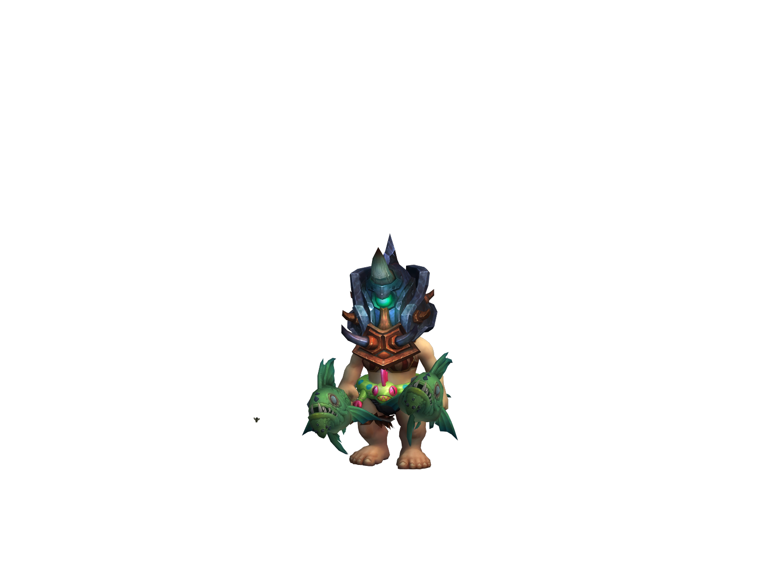 Pooda 3D character render
