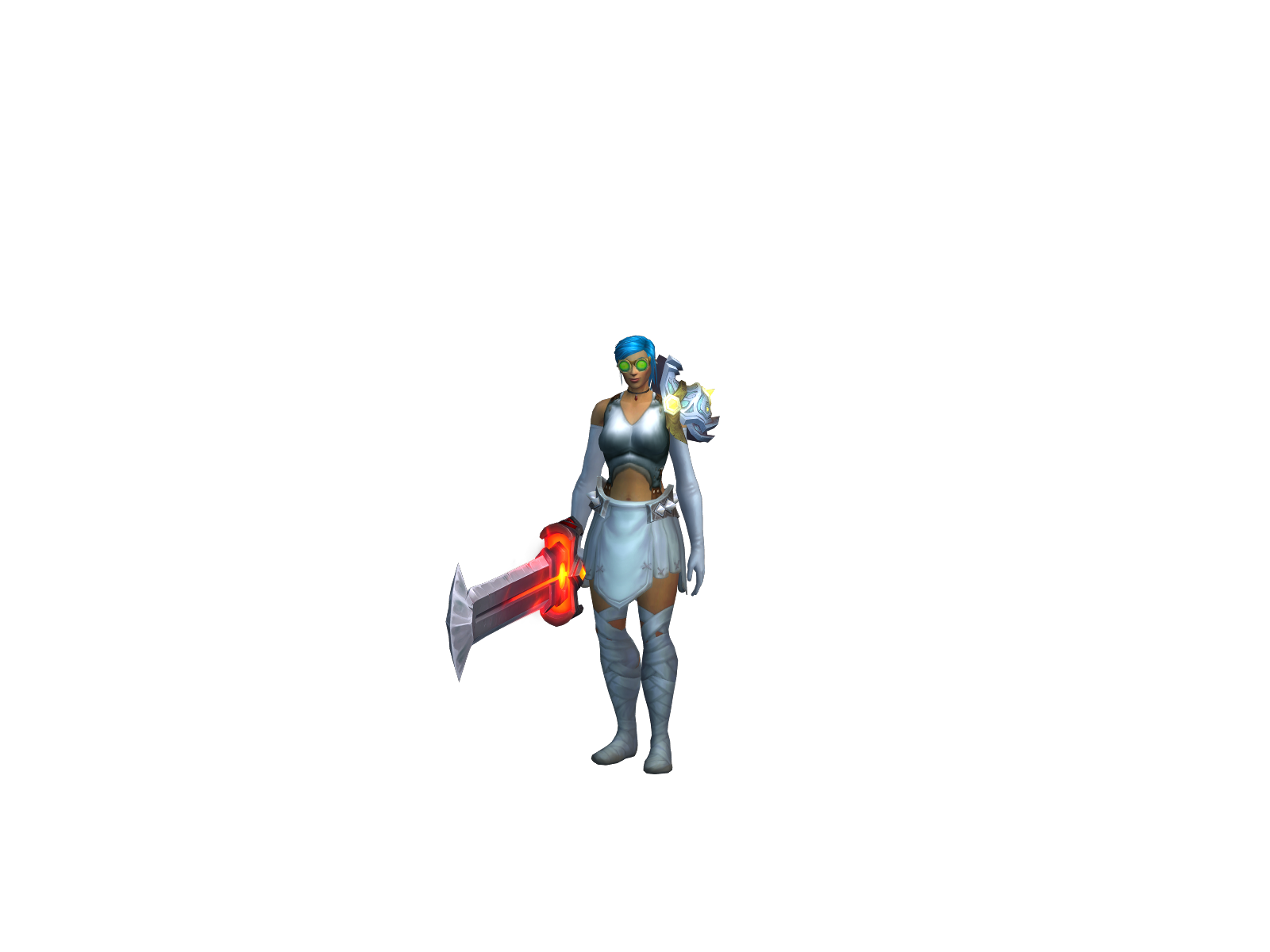Licknlight 3D character render