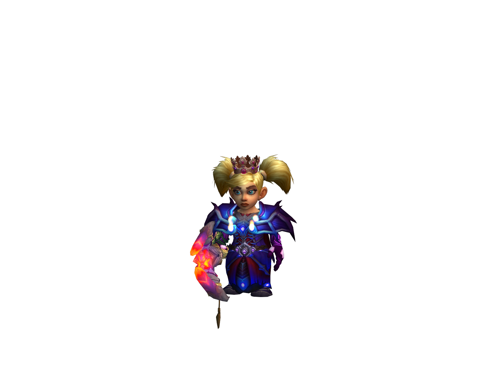 Pineyrain 3D character render