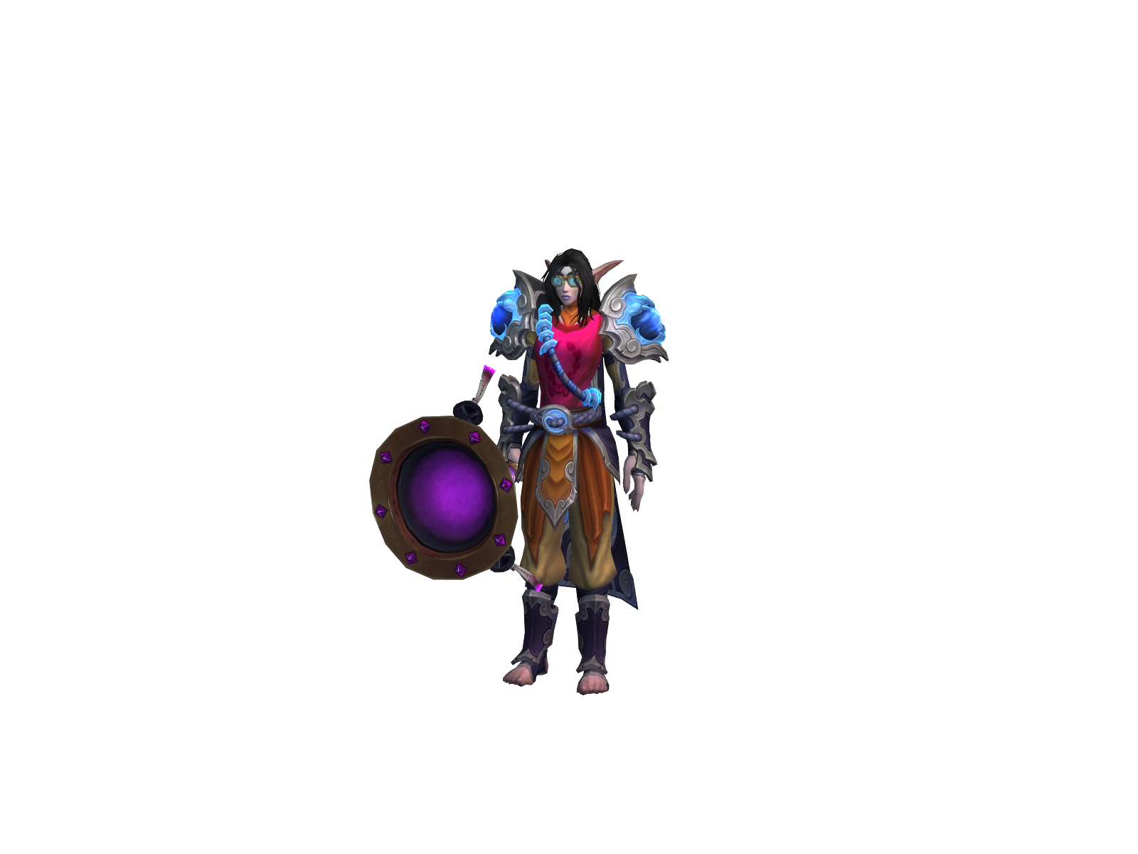 Morganism 3D character render