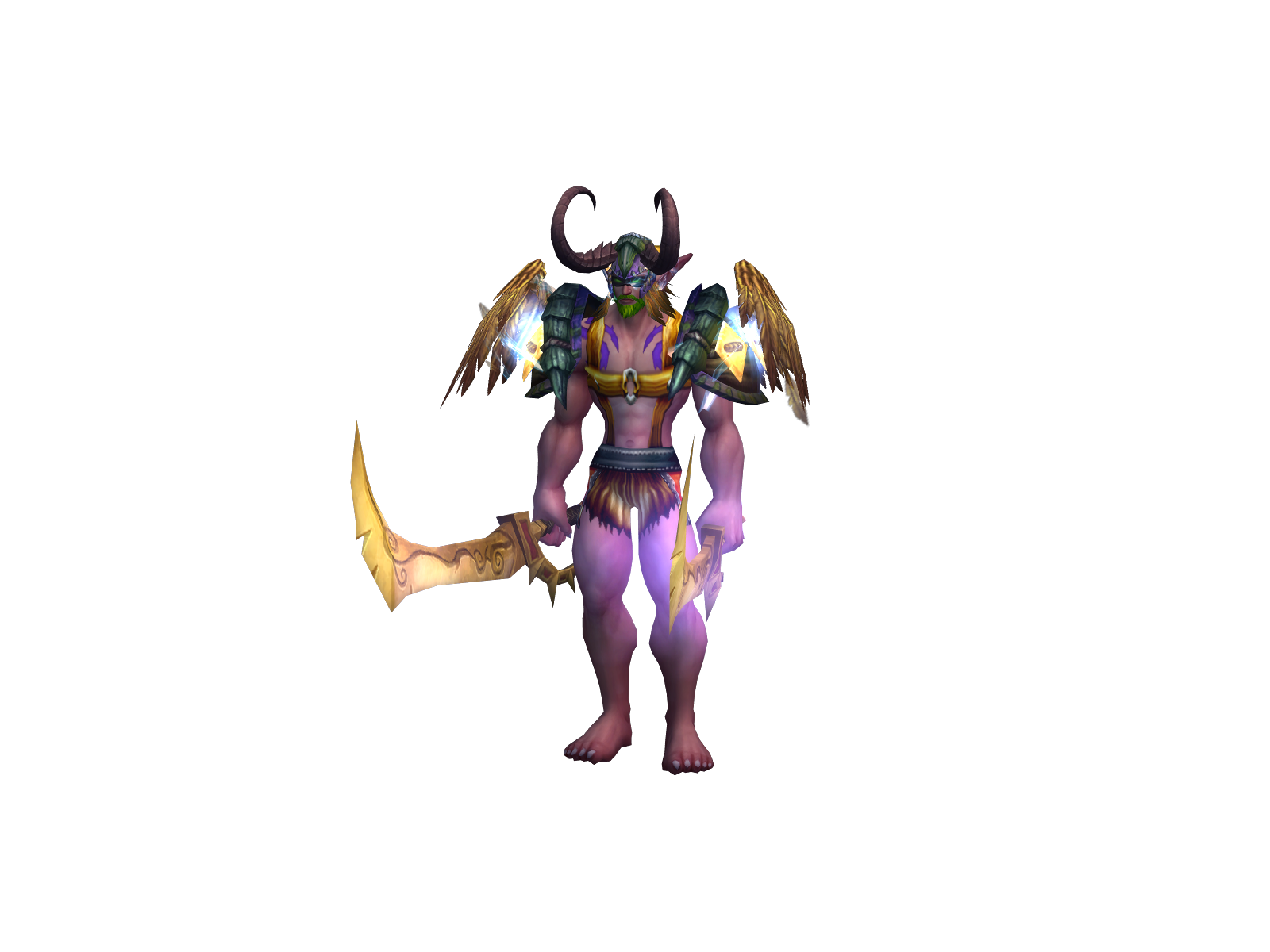 Friedaf 3D character render