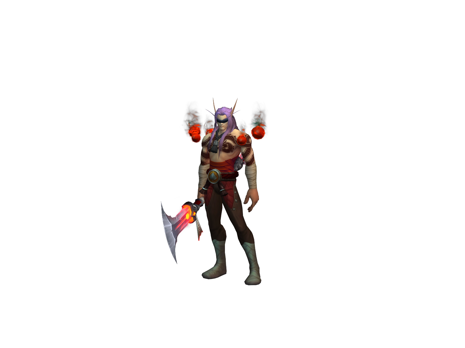 Duxm 3D character render
