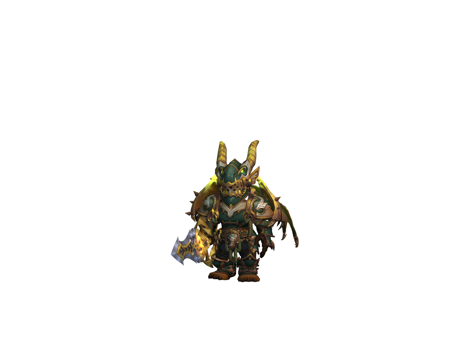 Dawnbane 3D character render
