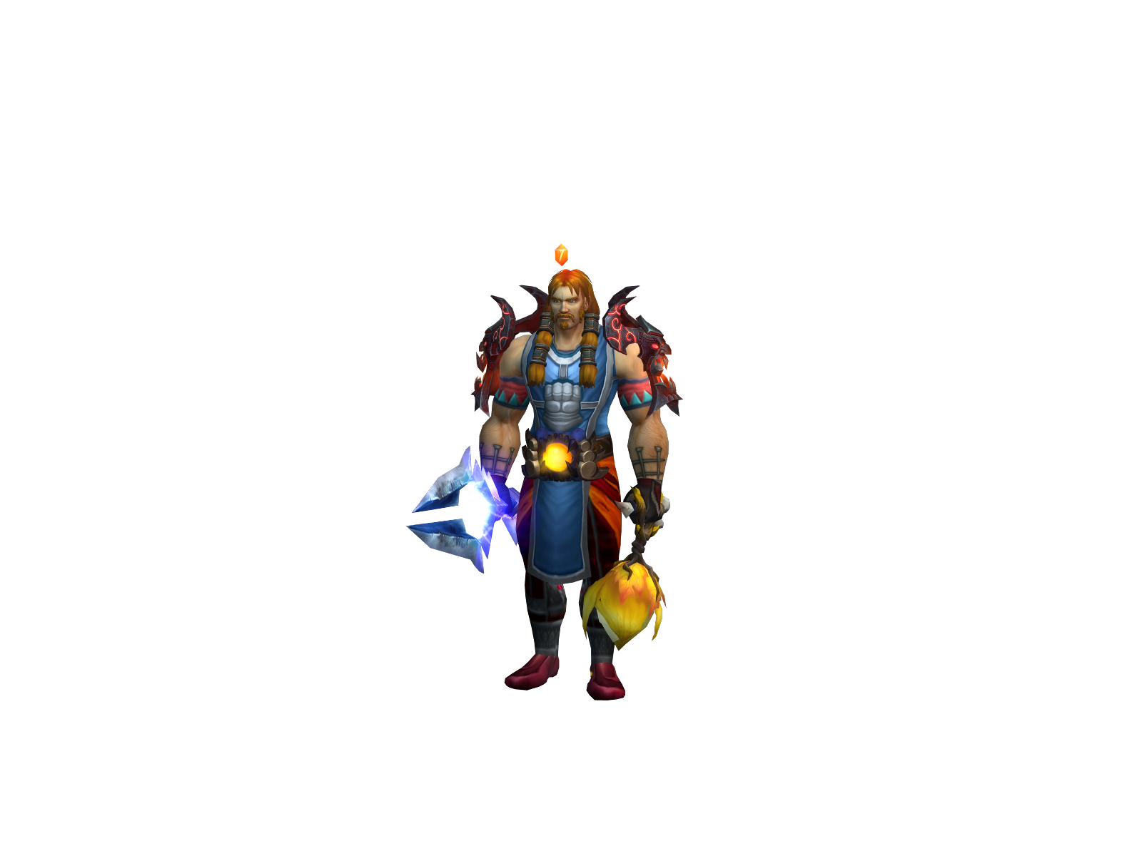 Calidan 3D character render