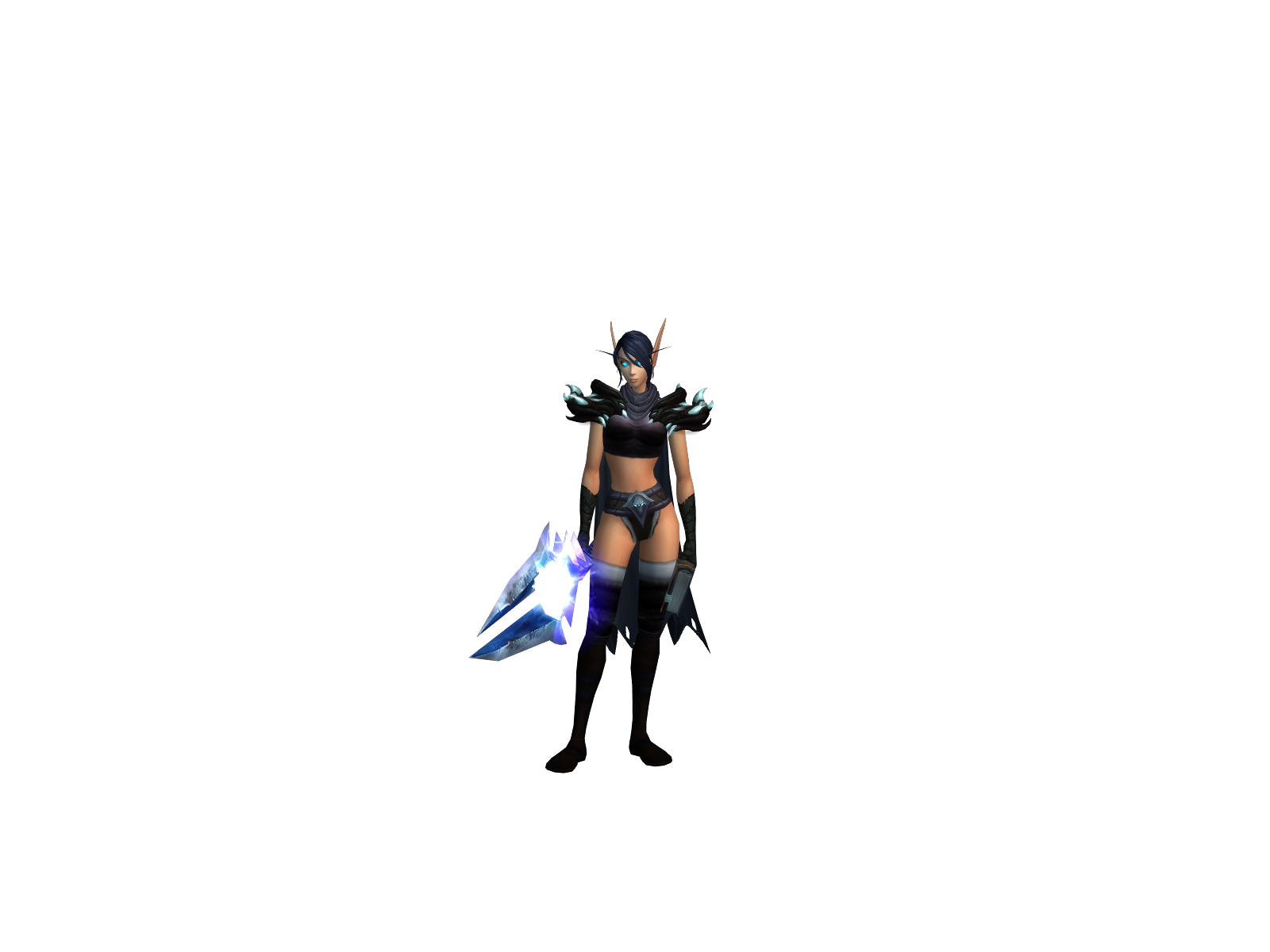 Ayu 3D character render