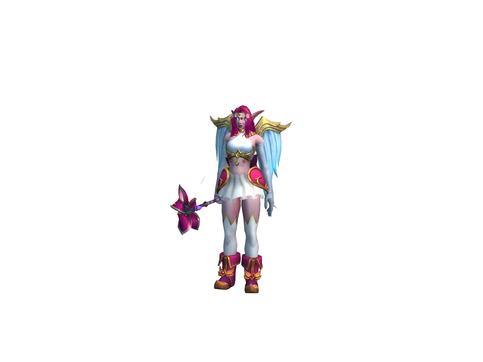 Range 3D character render