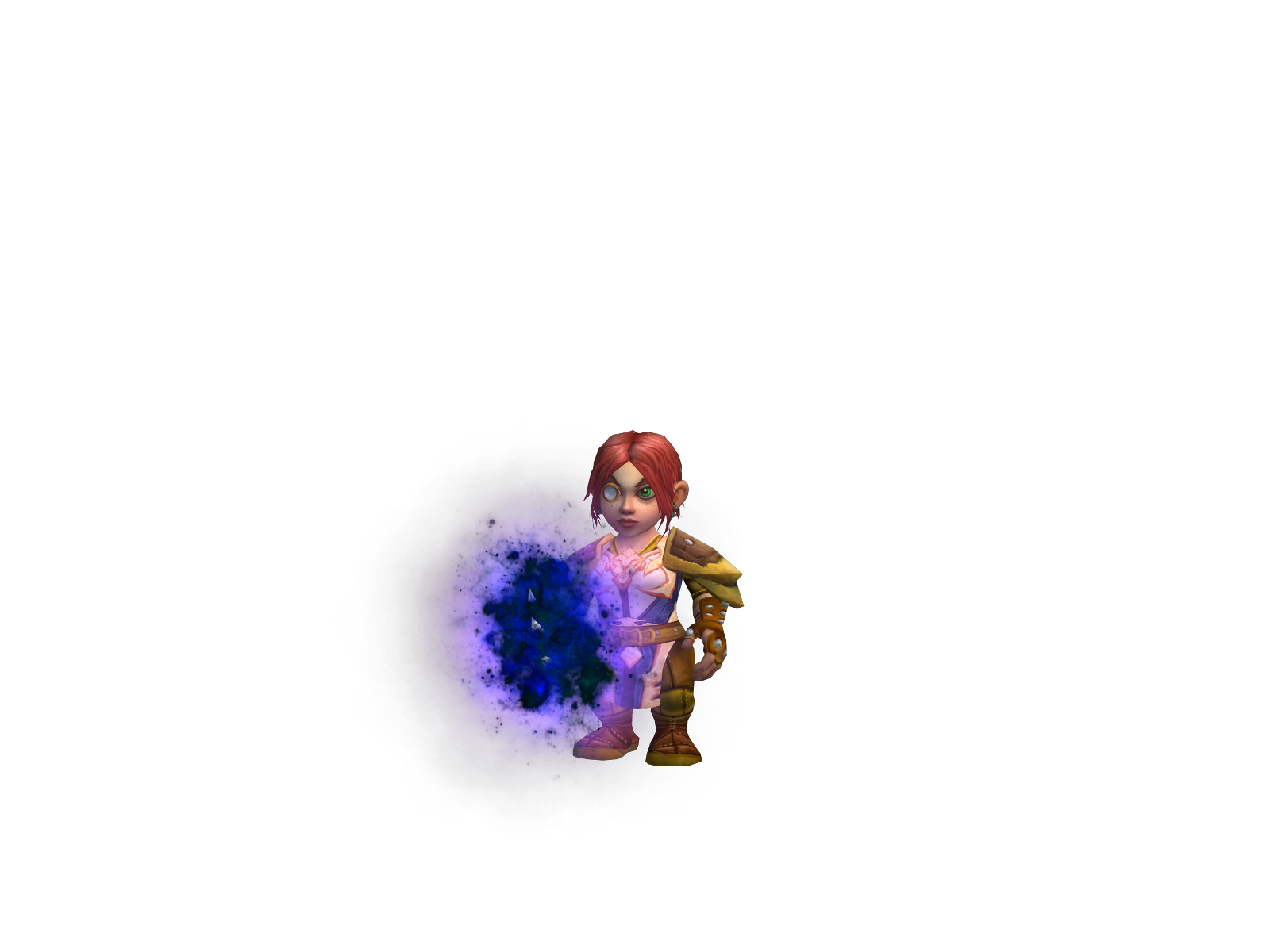 Qupx 3D character render