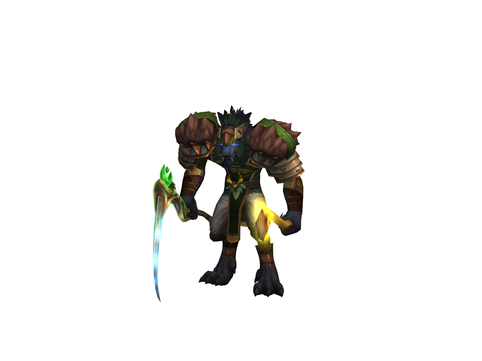 Nukelaine 3D character render