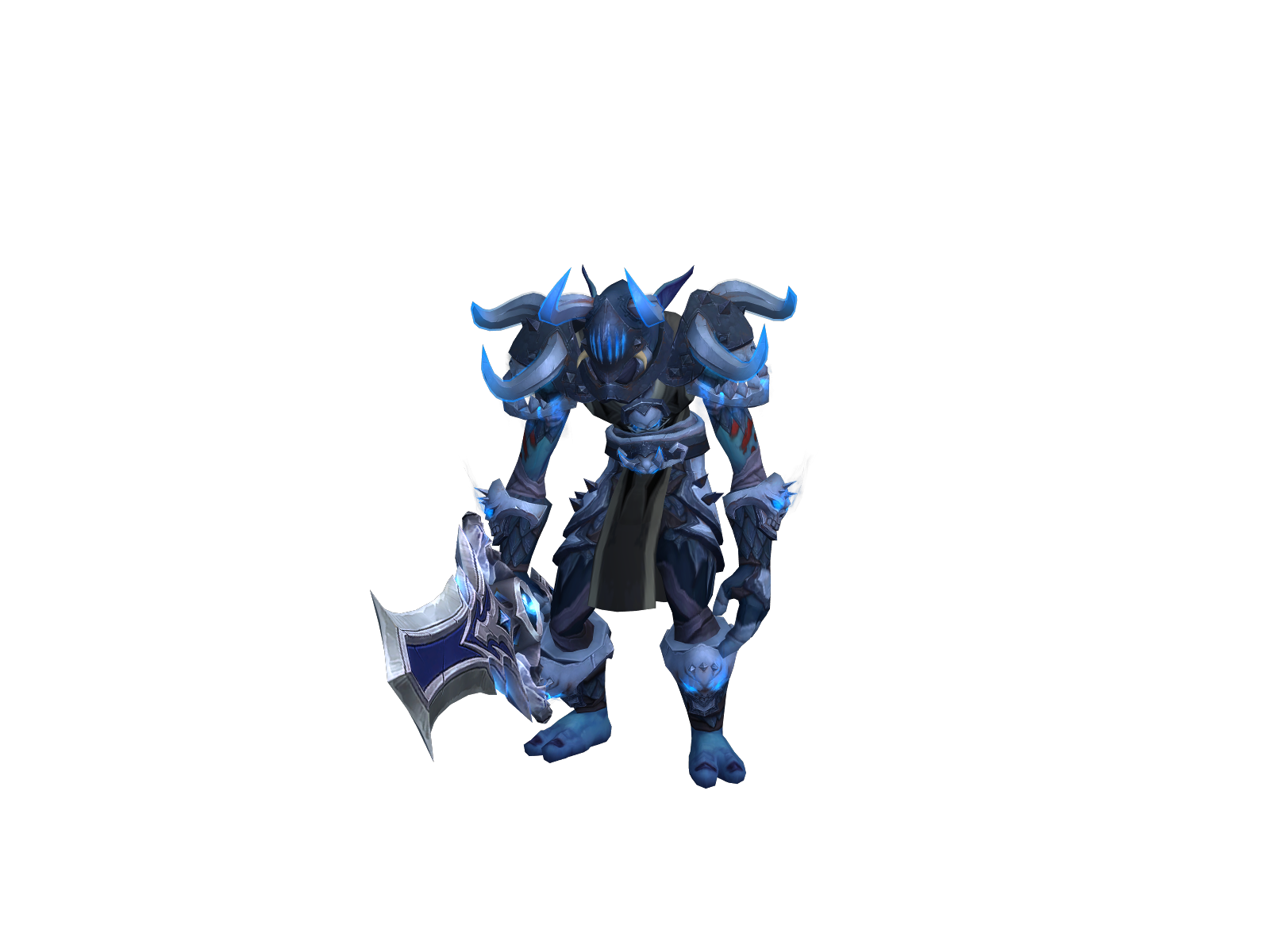 Metal 3D character render