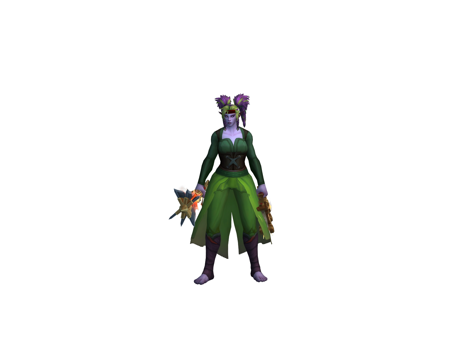 Galandri 3D character render